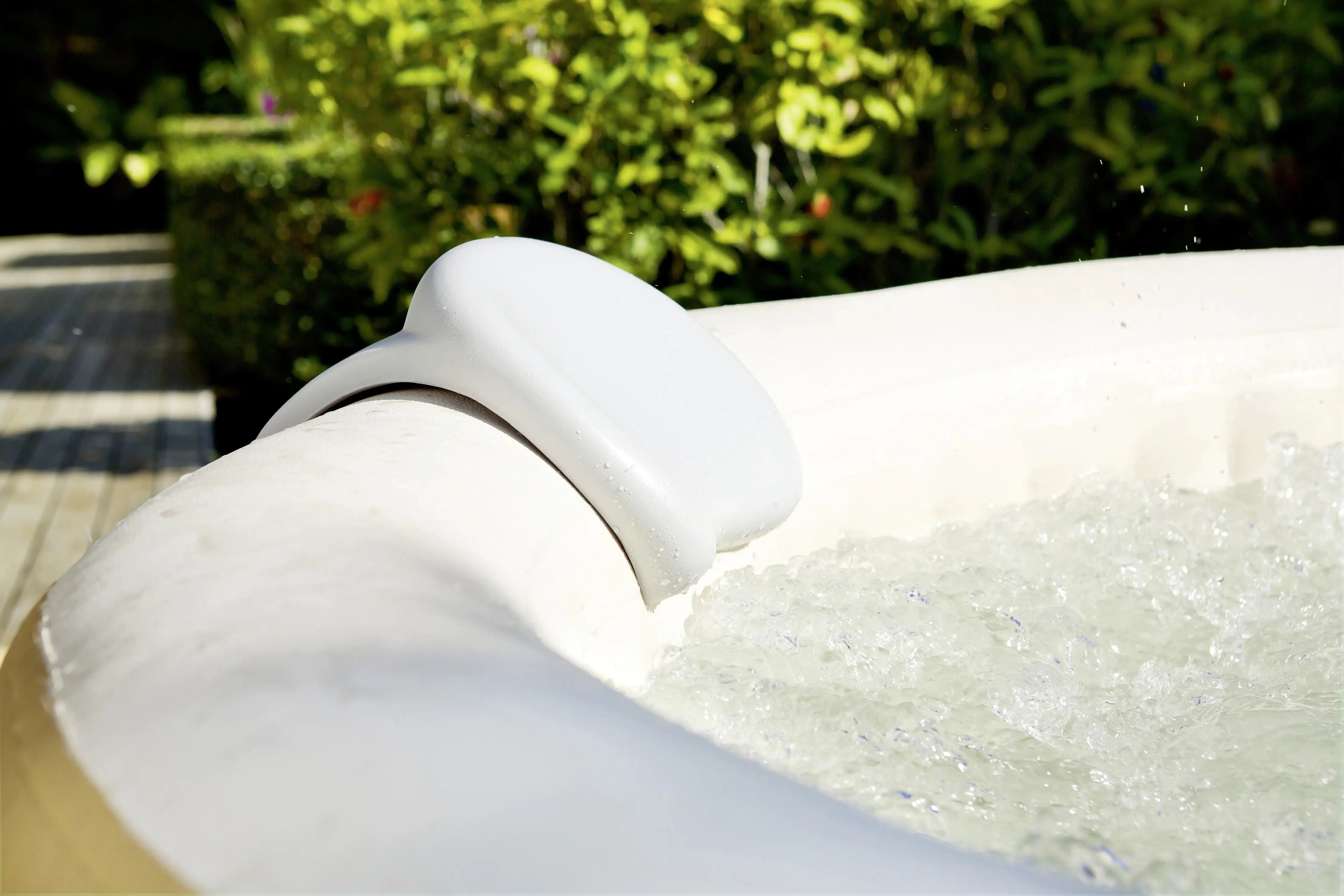 Bestway Lay-Z-Spa Kissen 2er Set 2 Stück hellgrau