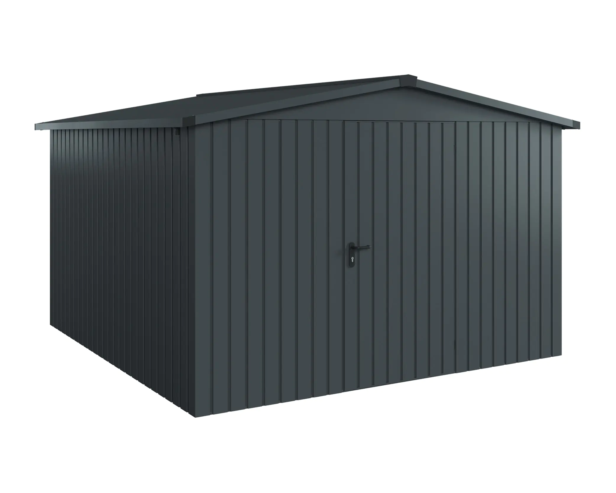 EcoStar Metallgerätehaus Euroline ESD14 anthrazit 310 x 310 cm 1-flg. EcoStar Metallgerätehaus Euroline ESD14 anthrazit 310 x 310 cm 1-flg.