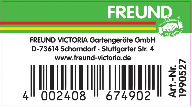 Freund Victoria Handbagger mit Eschenstiel