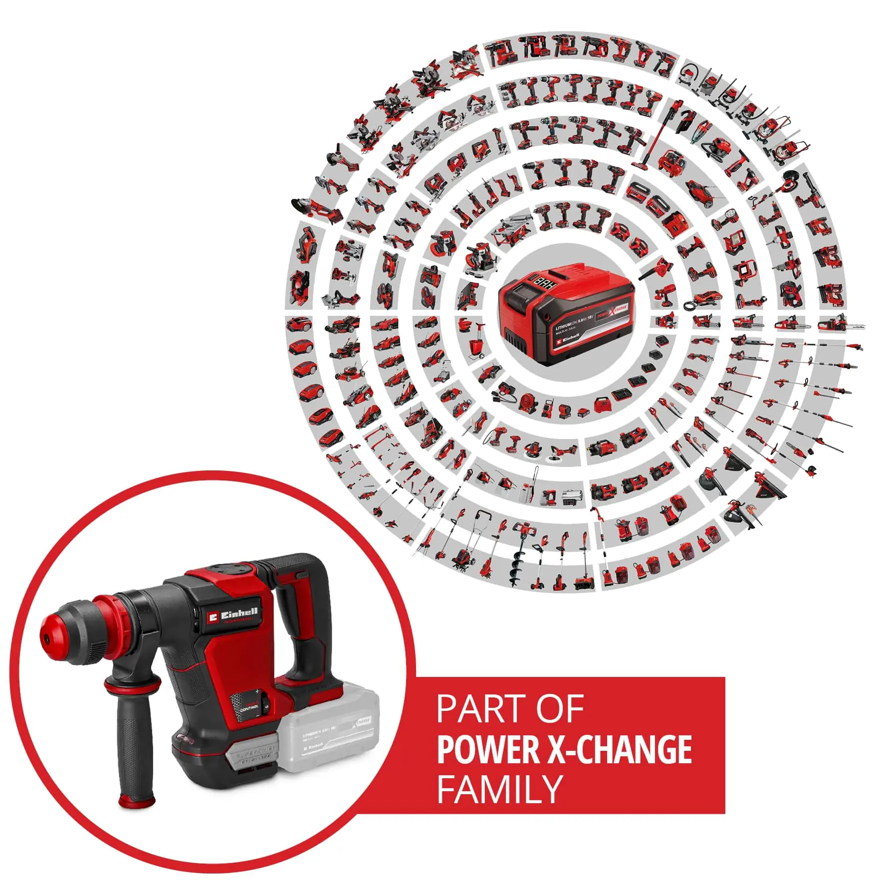 Einhell Professional Akku-Abbruchhammer TP-DH 18/4 Li BL Solo Einhell Professional Akku-Abbruchhammer TP-DH 18/4 Li BL Solo