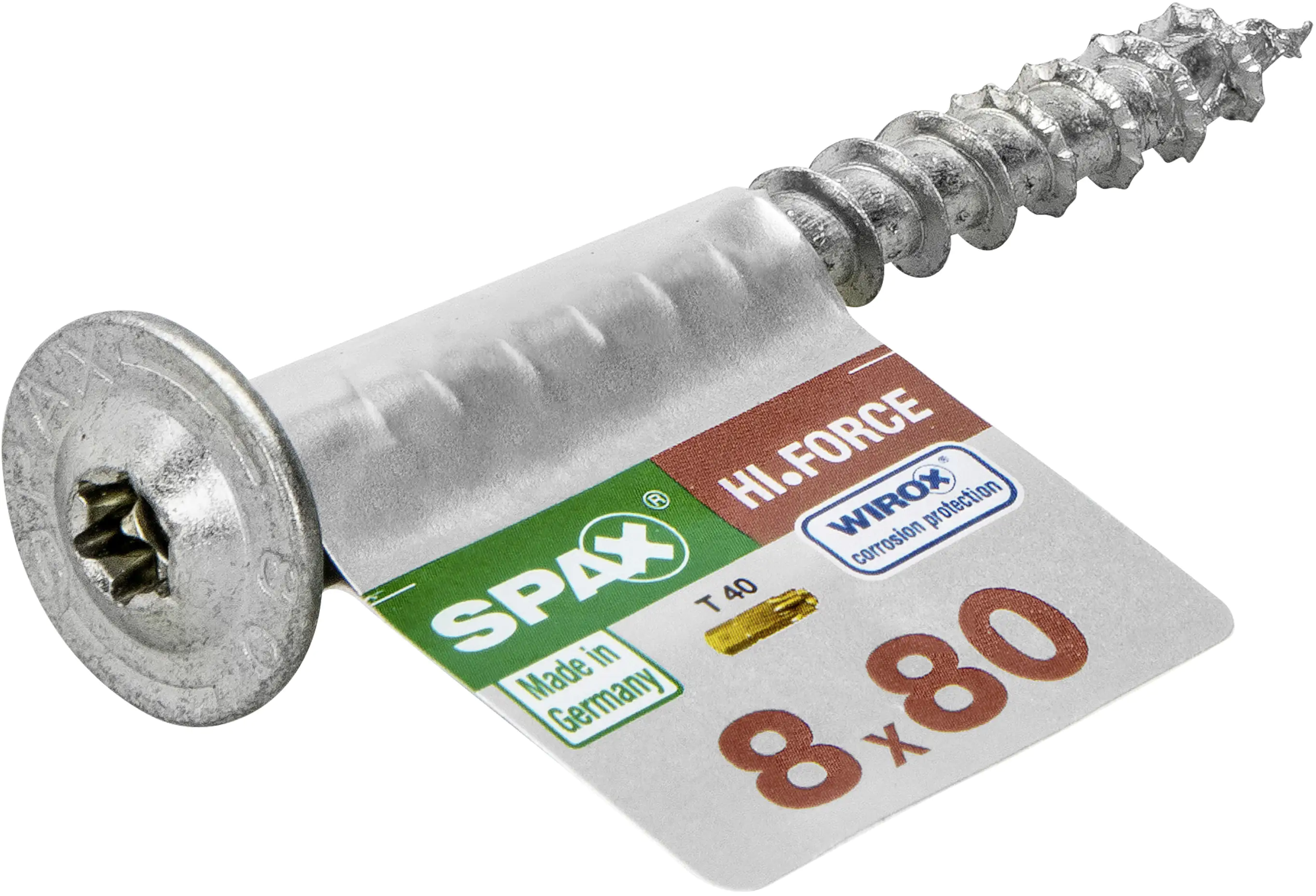 Spax Holzbauschrauben 8.0 x 80 mm TX 40 - 1 Stk.