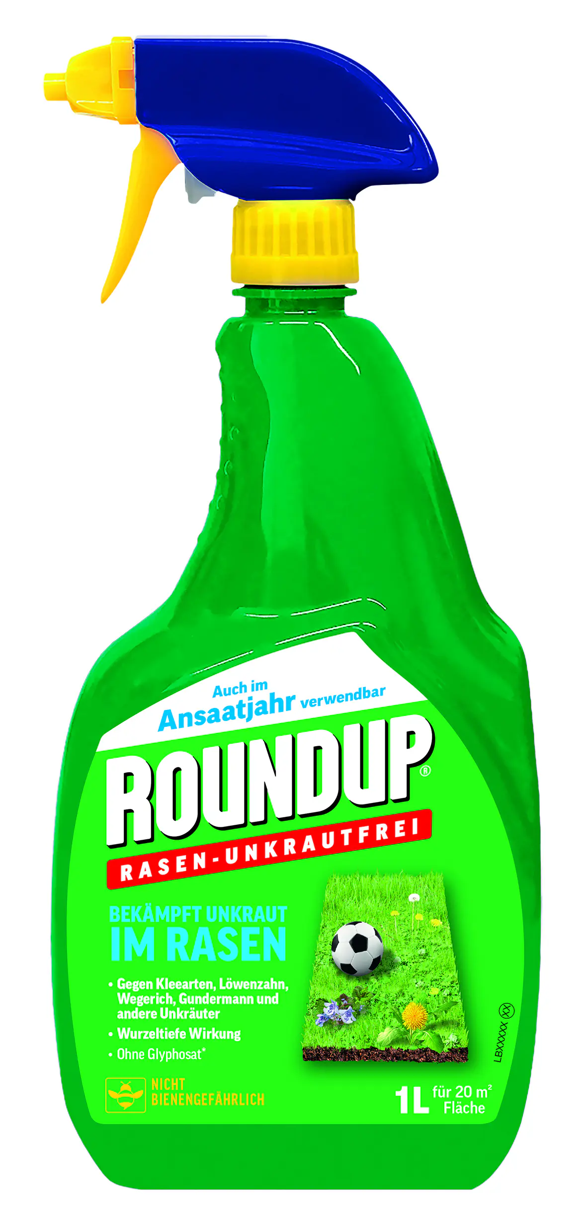 Roundup Rasen-Unkrautfrei AF 1 L im Ansaatjahr verwendbar