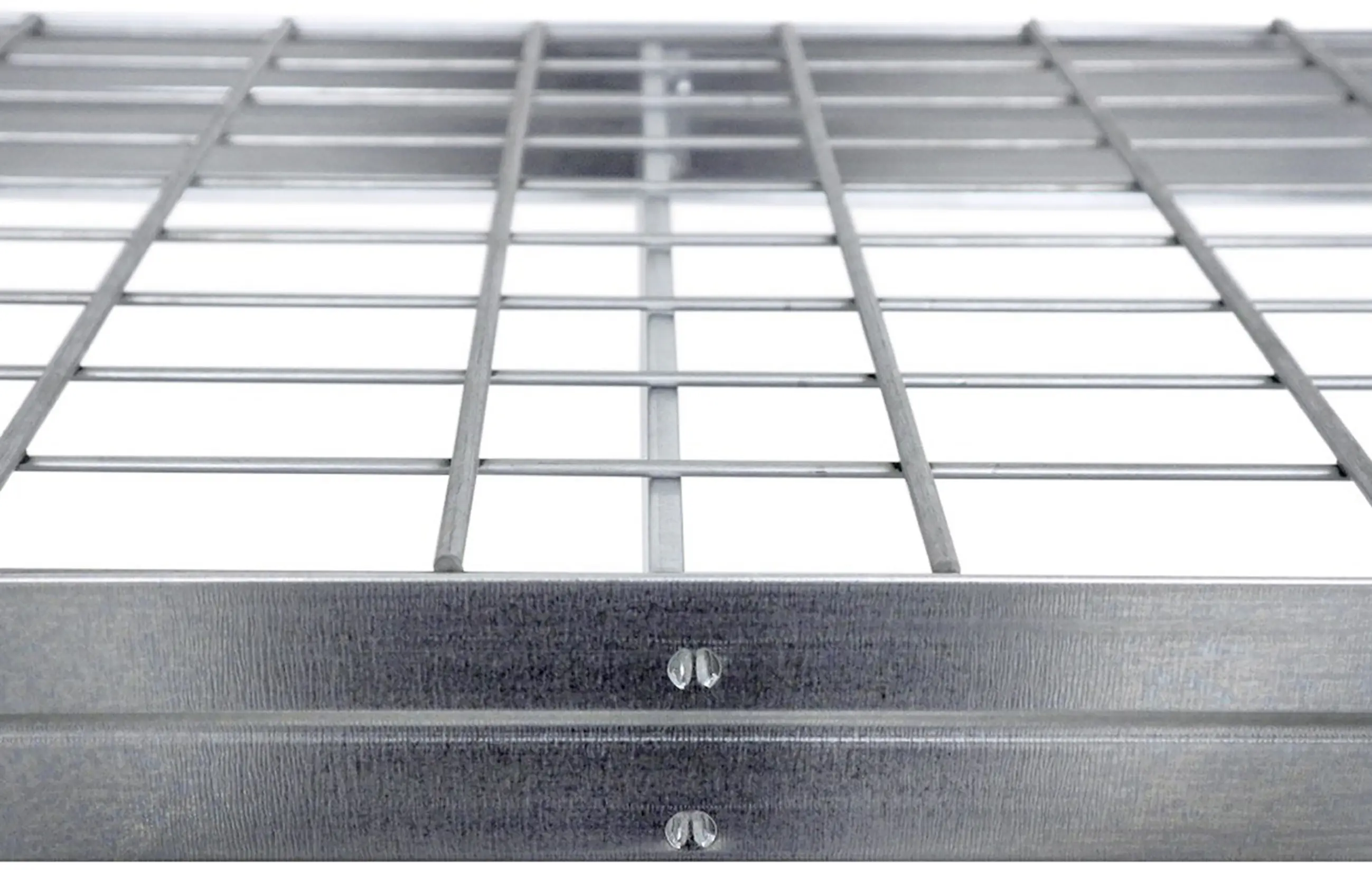 Ar Shelving Schwerlastregal Rivet Wire verzinkt 180 x 120 cm  4 Stahlgitterböden 1000 kg