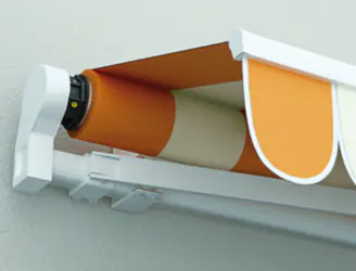 Schellenberg Markisenmotor für 78 mm Rundwelle mit Nut, bis 18 qm