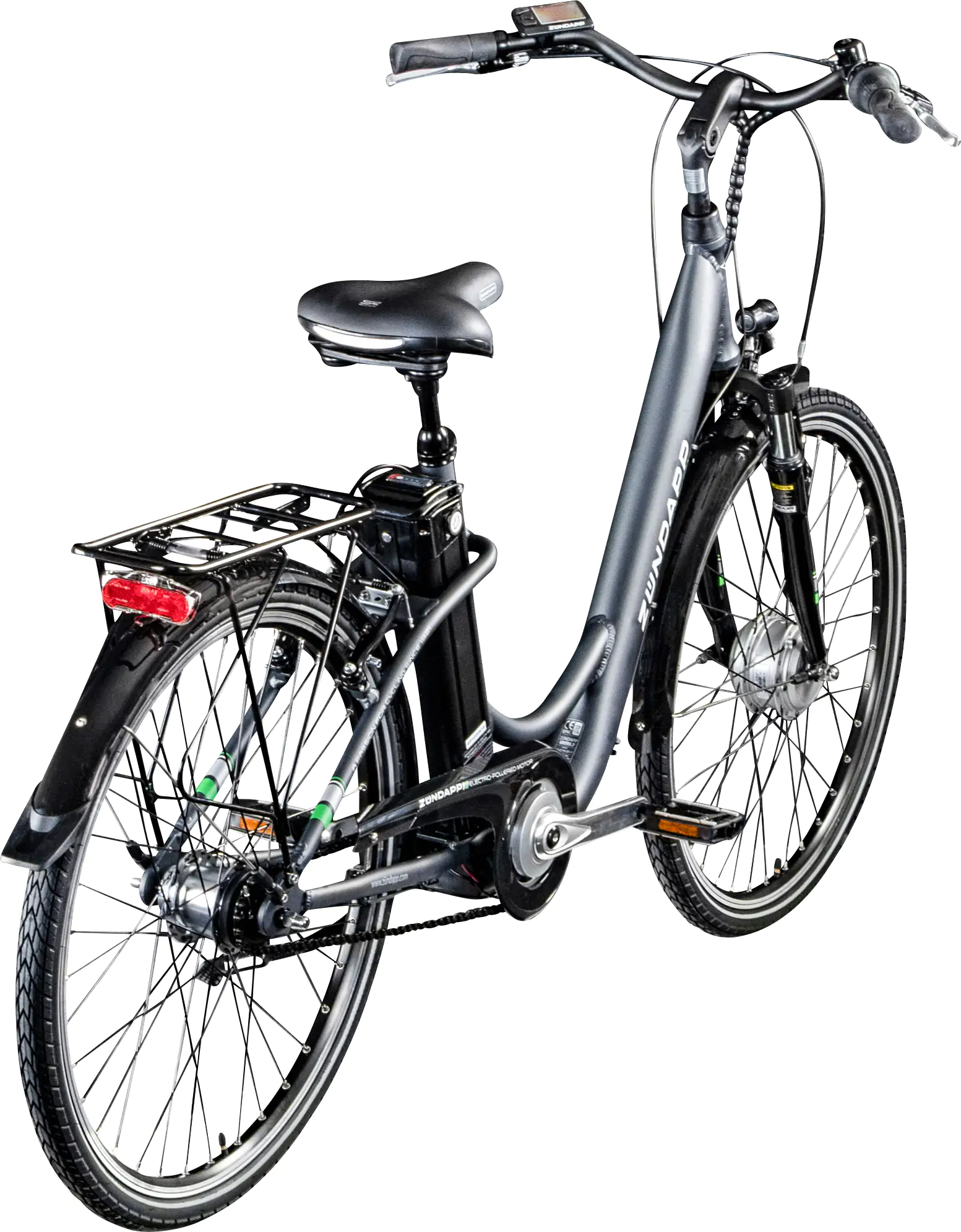 Zündapp E-Bike City Green 3.7 26 Zoll 7-Gang 374 Wh grau