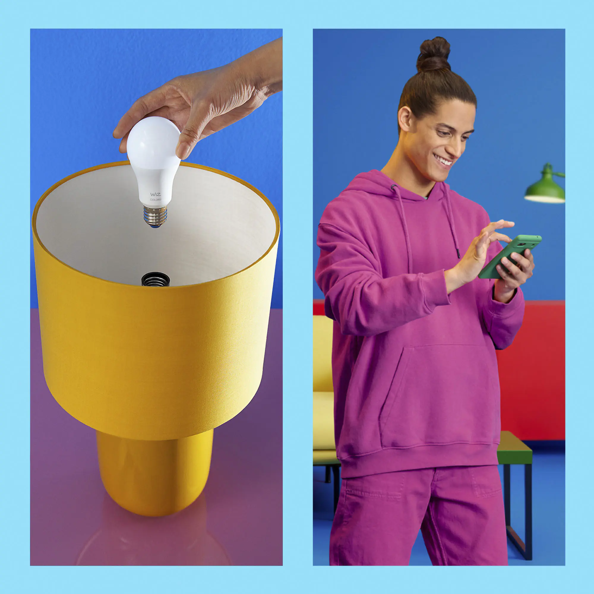 WiZ LED Leuchtmittel E27 8W 806lm 2700-6500K A60