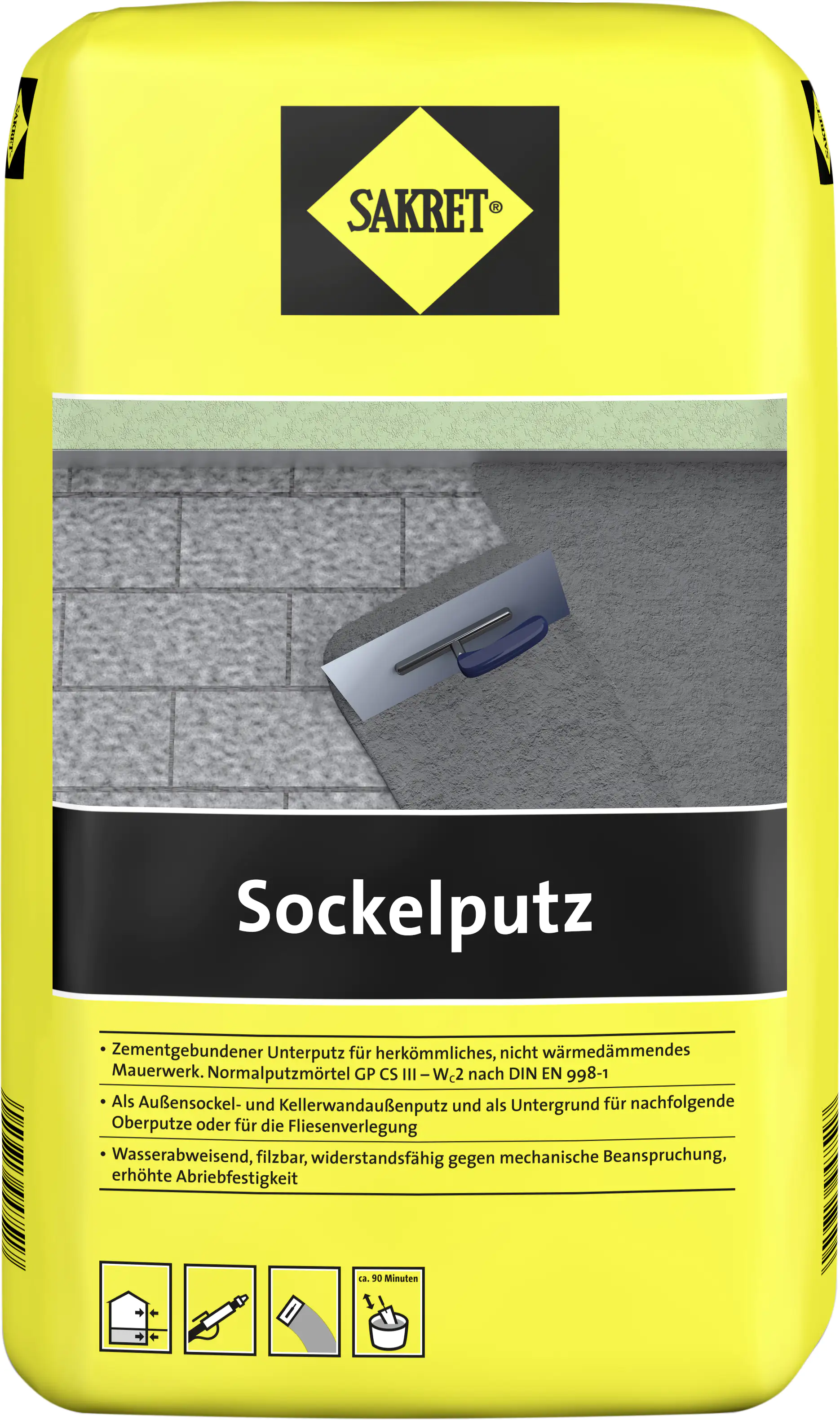 Sakret Sockelputz SAKRET Sockelputz 10 kg Sack