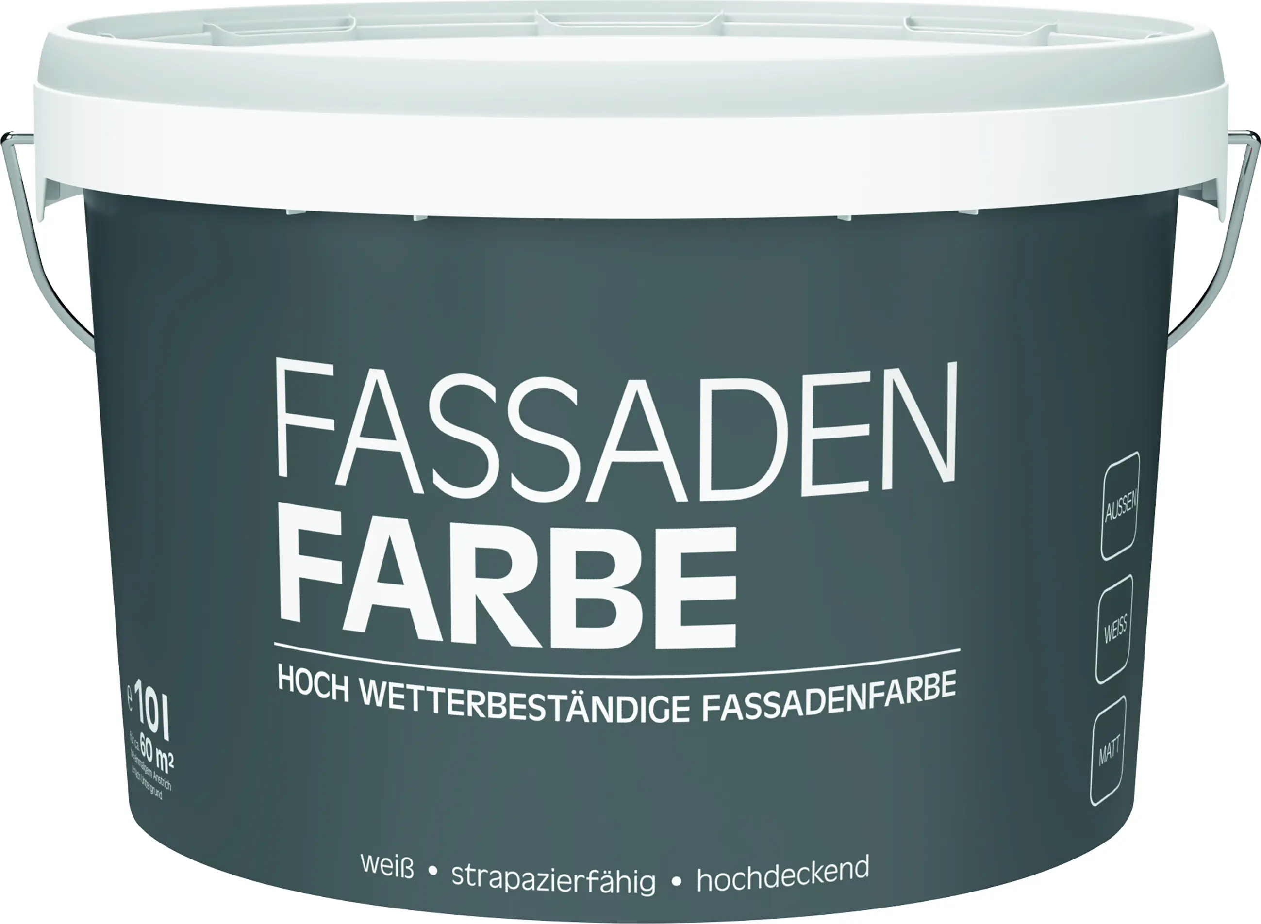 Primaster Fassadenfarbe 10 L weiß
