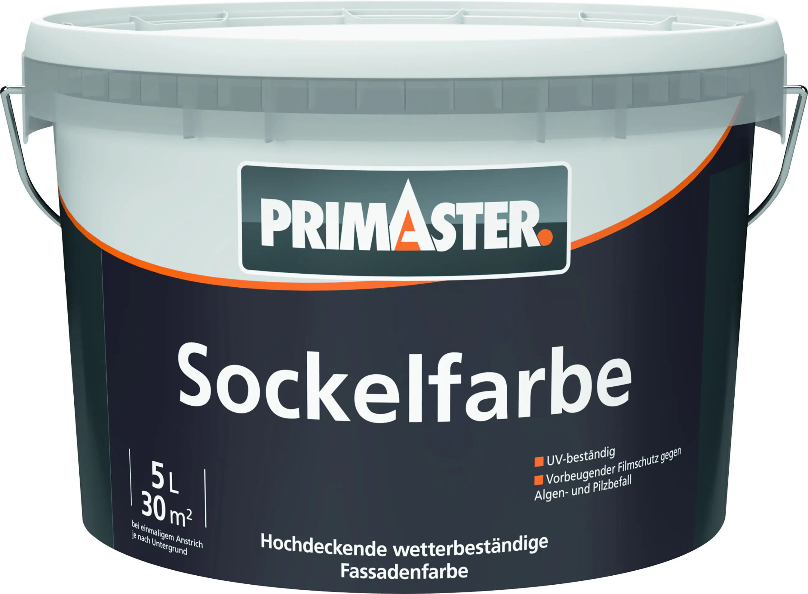 Primaster Sockel- und Dachfarbe 5 L anthrazit
