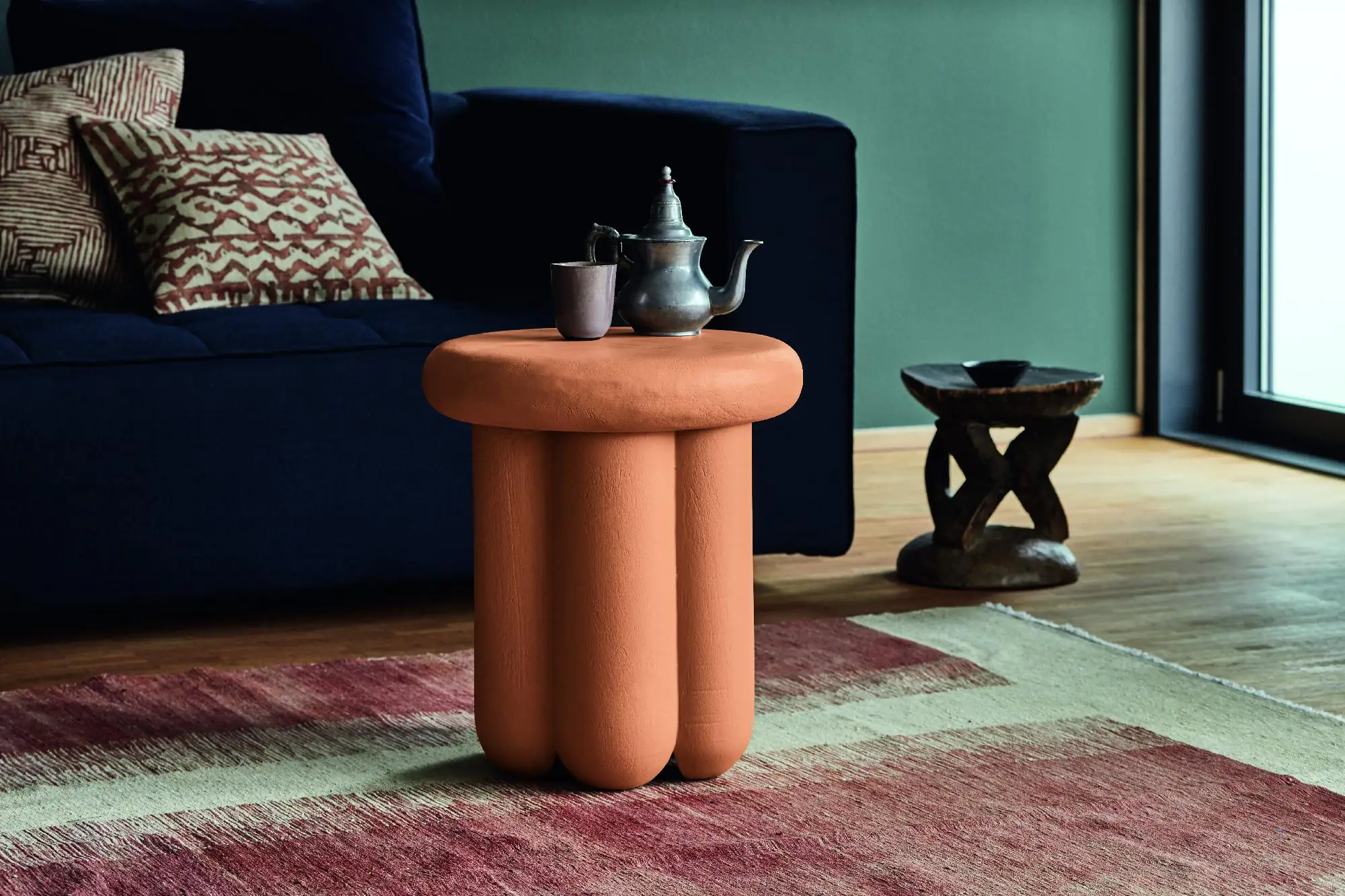 Alpina Feine Farben Lack No. 43 Baukunst der Sonne  lehmorange edelmatt 750 ml