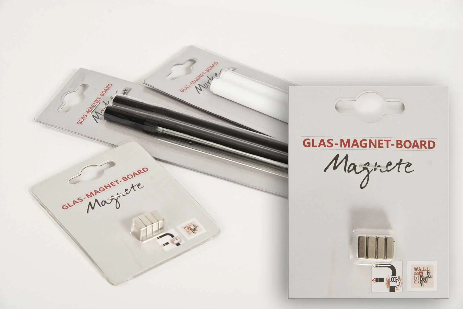 Magnetset 4-teilig für Glas-Magnetboard Magnetset 4-teilig für Glas-Magnetboard