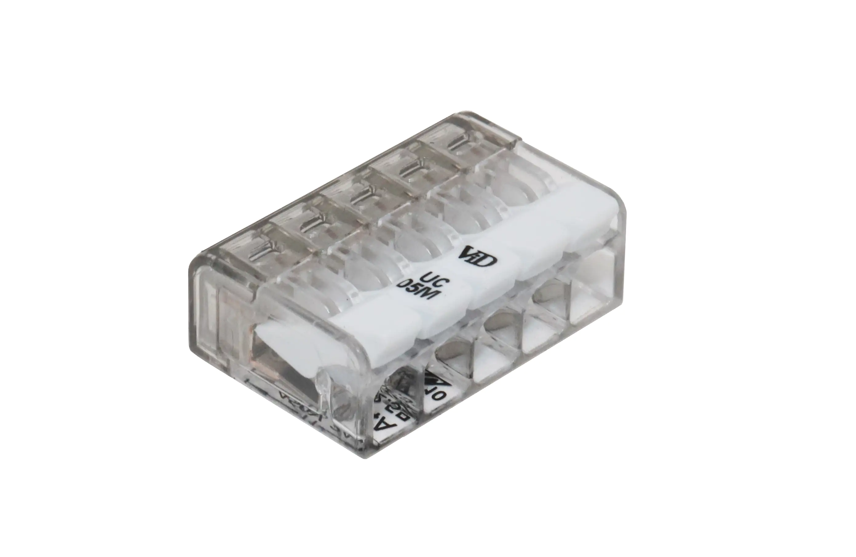 Hebelklemme 50 St., 5 Leiter, 0,2 - 2,5 mm²