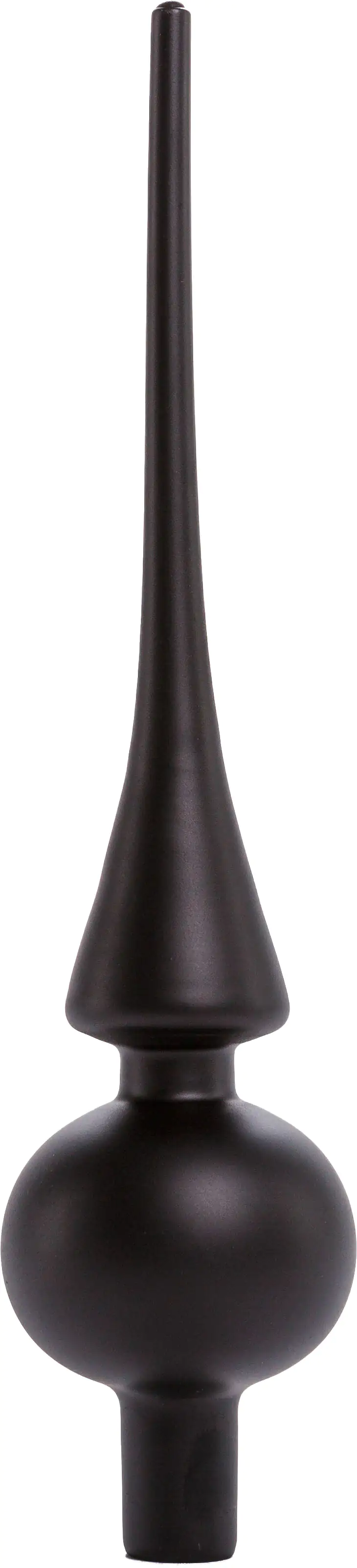 TrendLine Christbaumspitze aus Glas 26 cm schwarz matt TrendLine Christbaumspitze aus Glas 26 cm schwarz matt