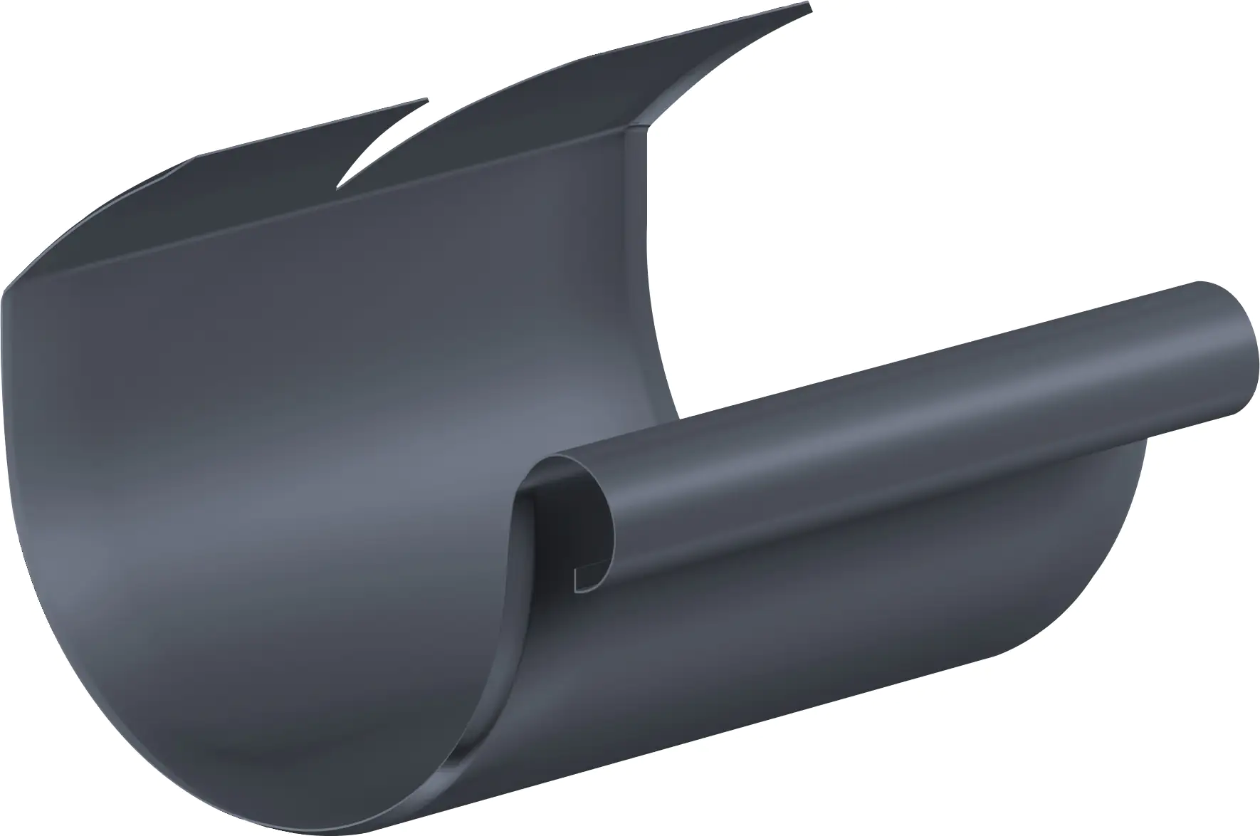 Sarei Rinnenverbinder RG 80 Alu-anthrazit