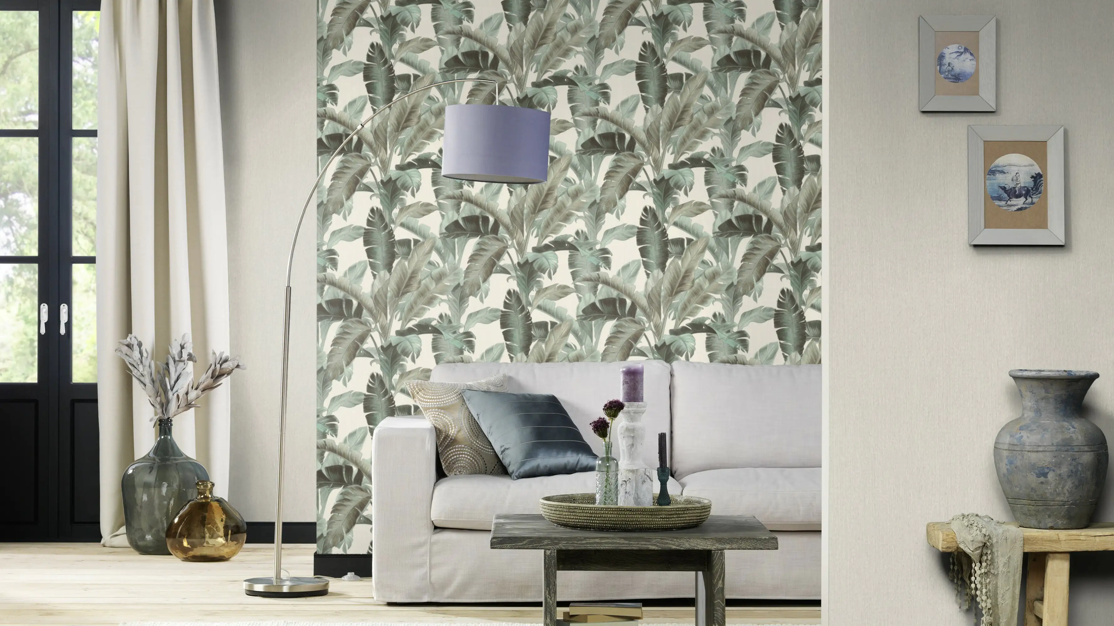 Rasch Vliestapete 537154 BARBARA Home Collection II Rasch Vliestapete 537154 BARBARA home Collection II uni grau 10,05 x 0,53 m