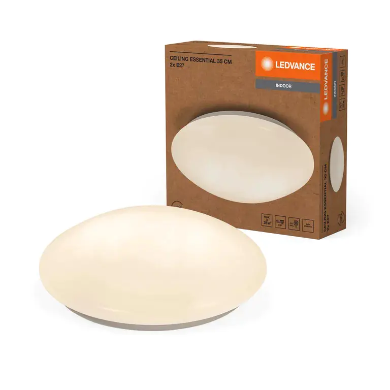 LEDVANCE LED-Deckenleuchte essential 2x E27 Ø 35 cm