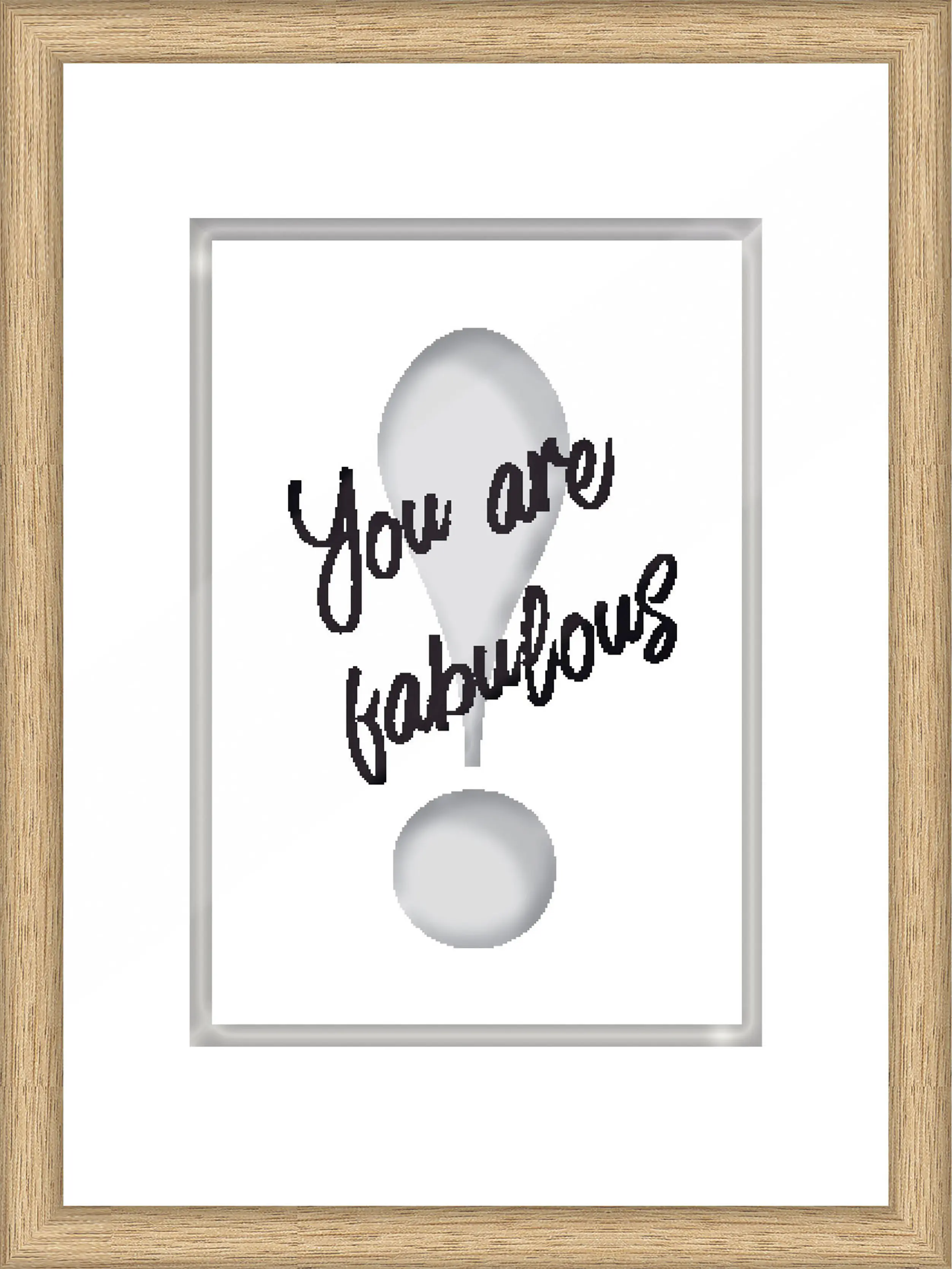 Kunststoff Bilderrahmen Design Frames buche, 13 x 18 cm