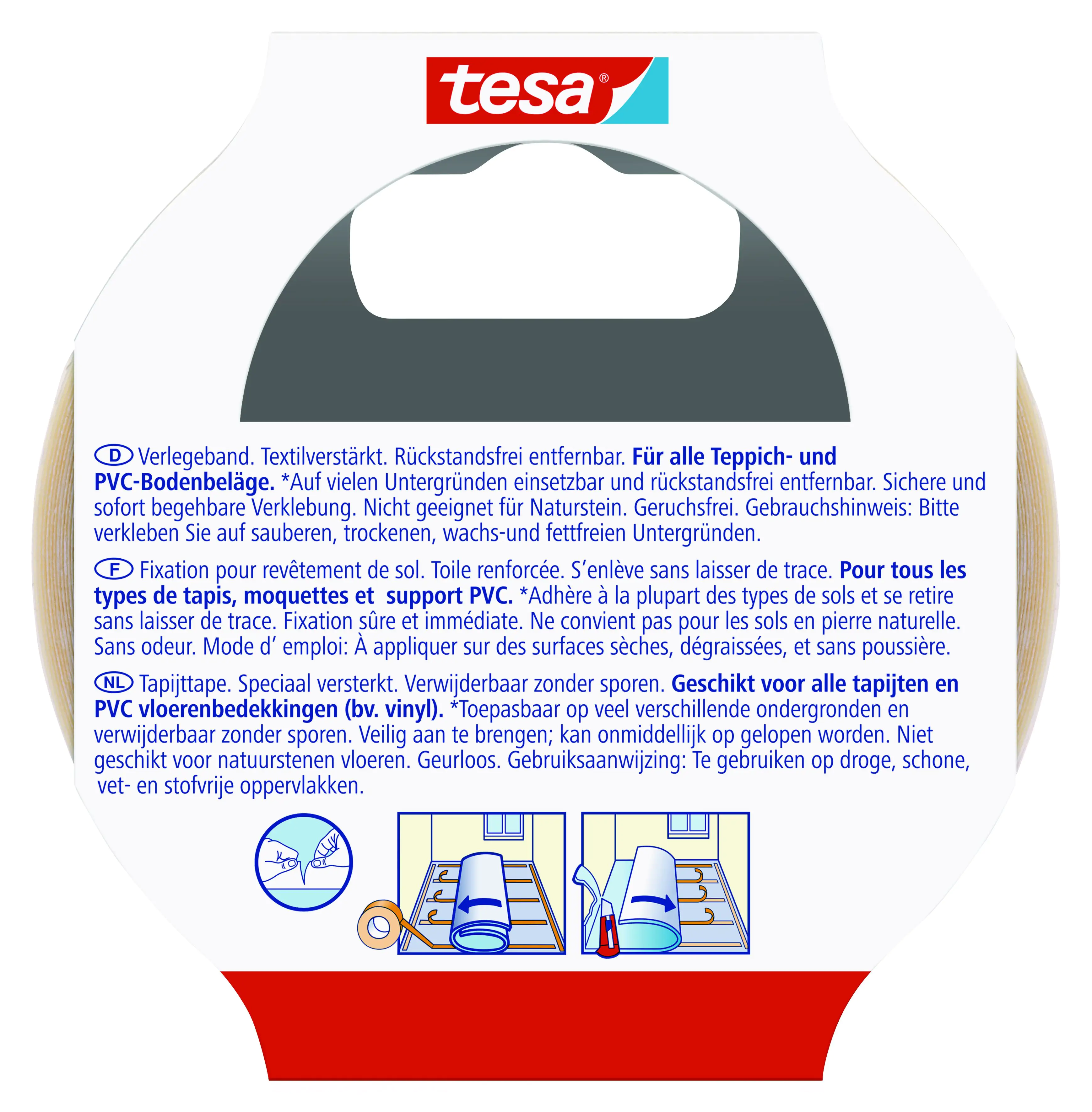 tesa Verlegeband 5 m x 50 mm tesa Verlegeband 5 m x 50 mm