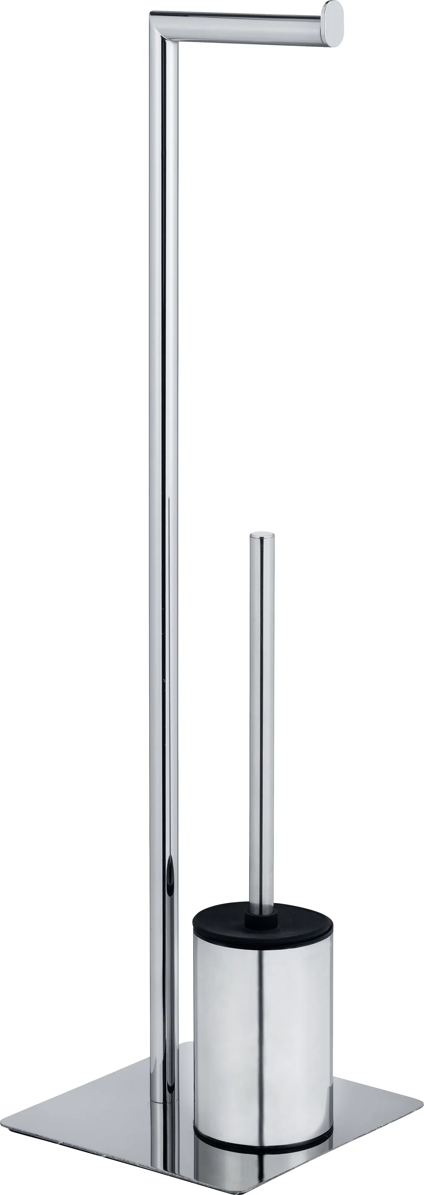 Wenko Stand WC-Garnitur Serrenti chrom Stahl Wenko Stand WC-Garnitur Serrenti chrom Stahl