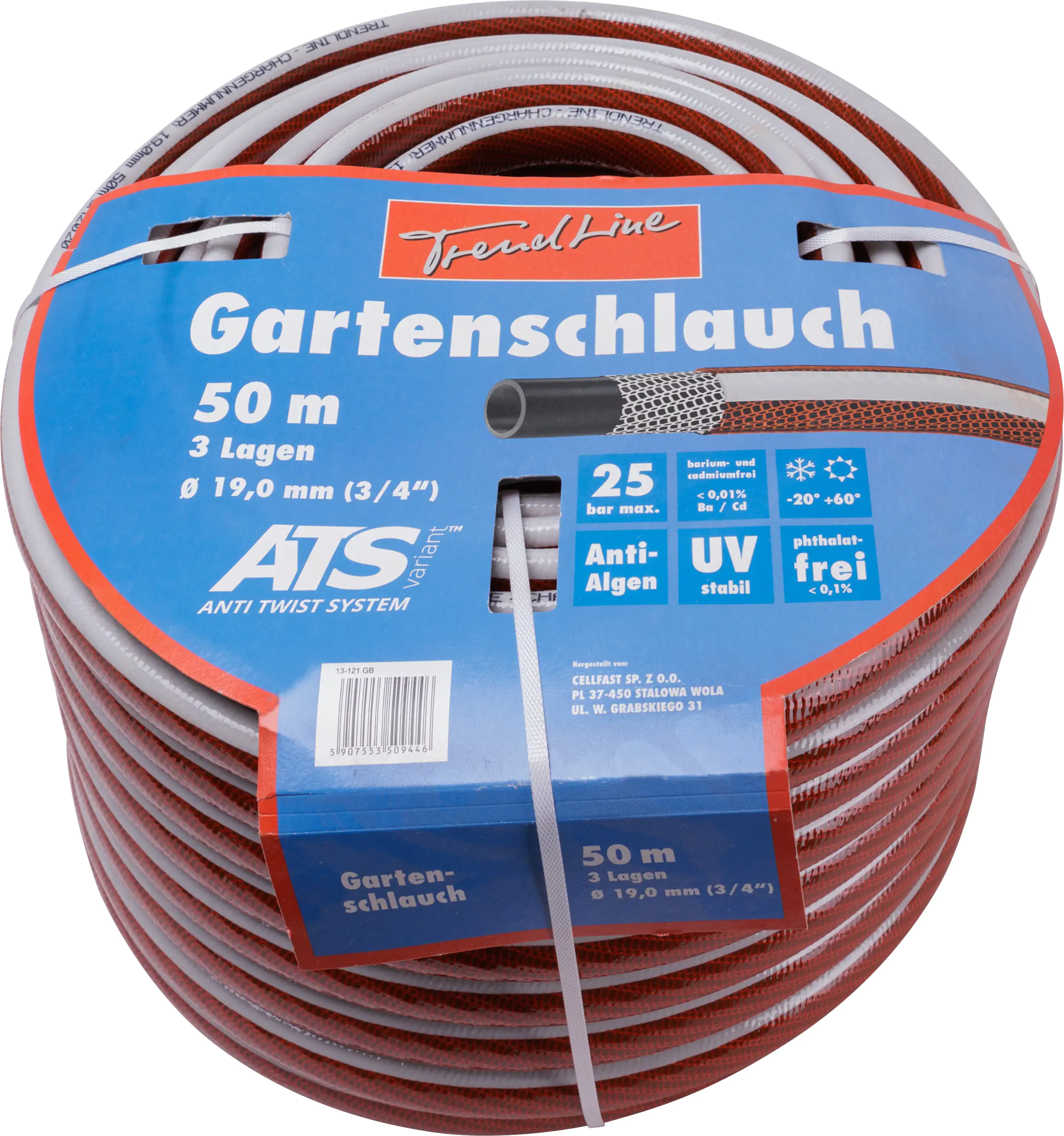 TrendLine Gartenschlauch 50 m Ø 19 mm (3/4")
