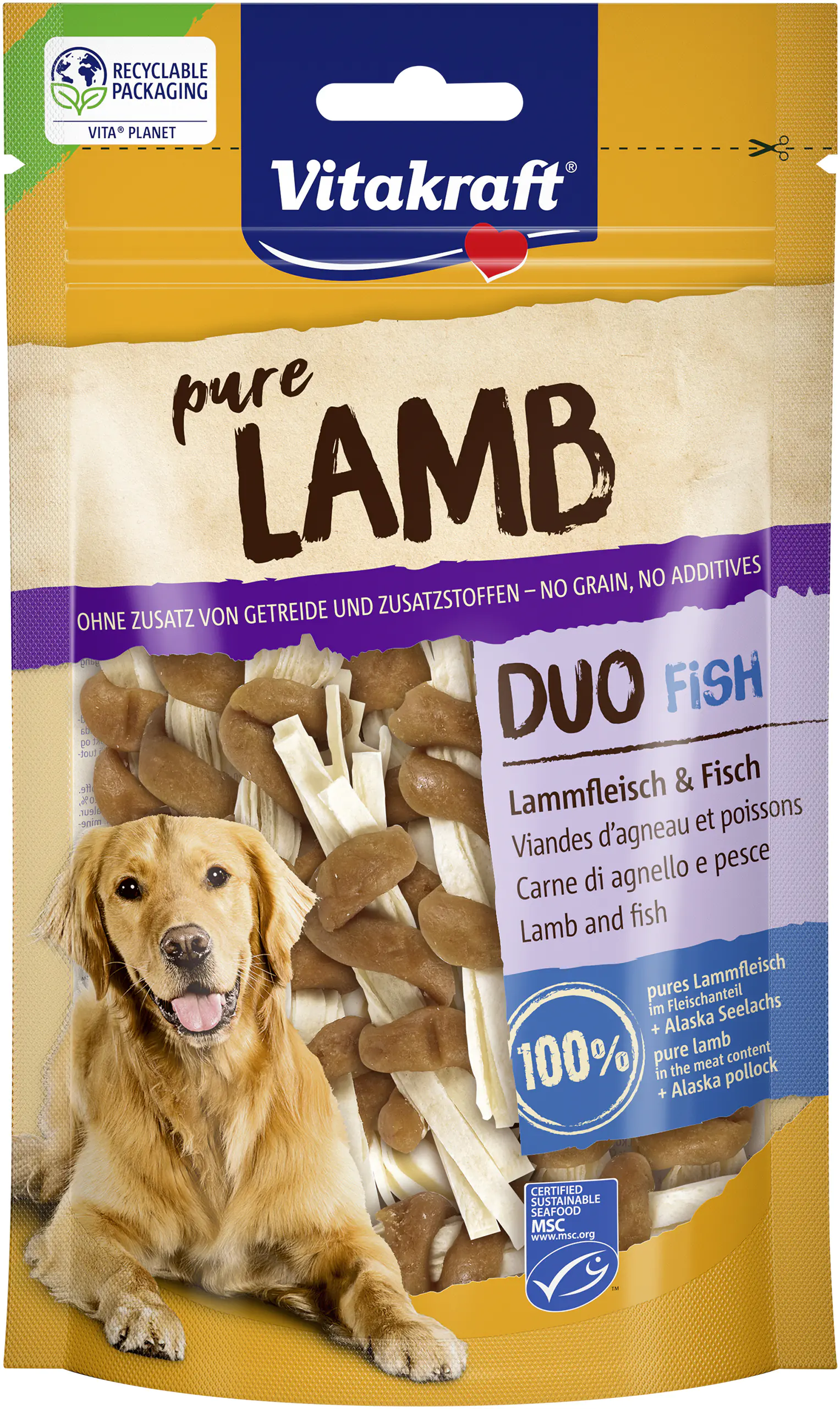 Vitakraft LAMB Duo® Lammfleisch & Fisch MSC 80 g Vitakraft LAMB Duo® Lammfleisch & Fisch MSC 80 g