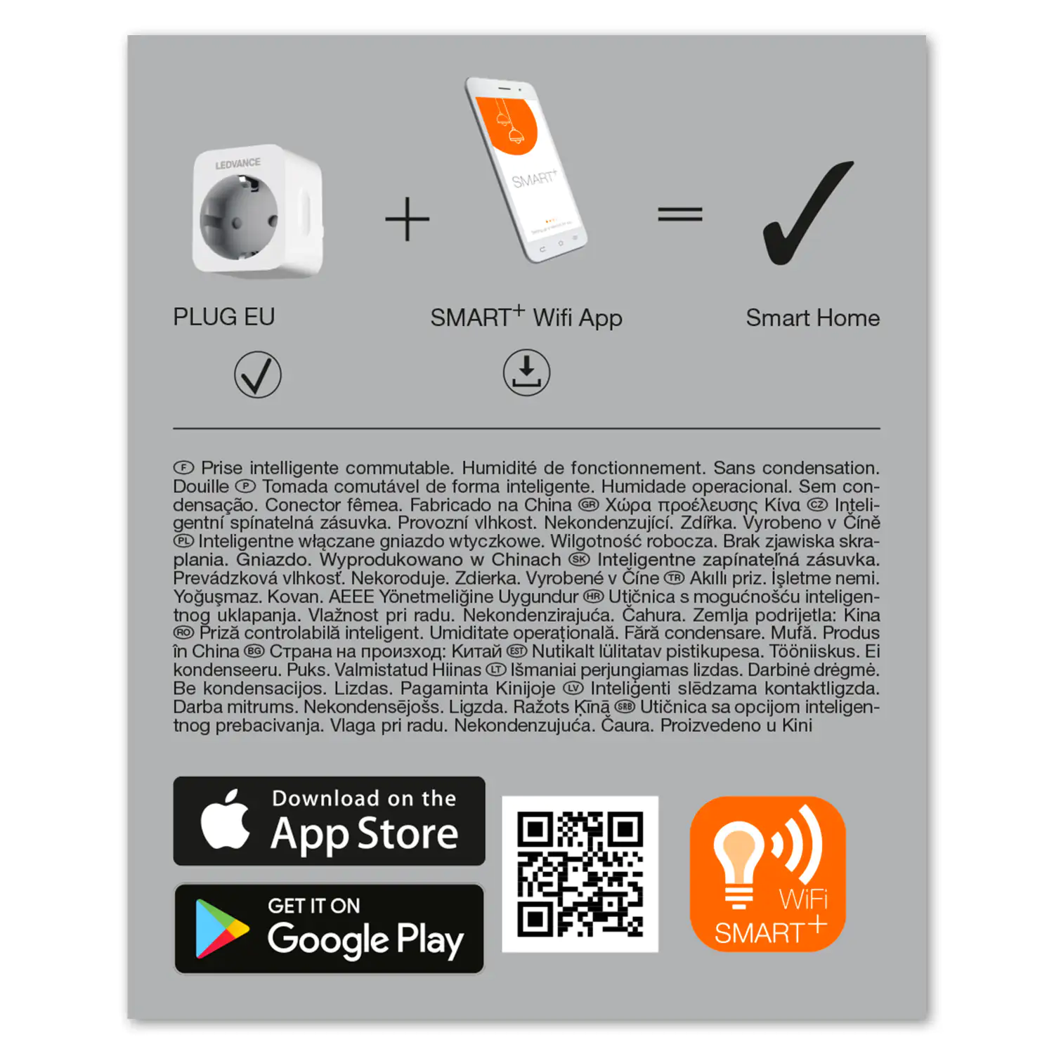 Ledvance Steckdose Smart+ WiFi, Smart Home Ledvance Steckdose Smart+ WiFi, Smart Home