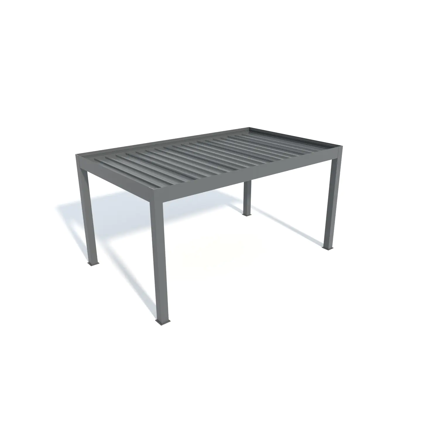 Carport Grandlux 300 x 600 cm grau