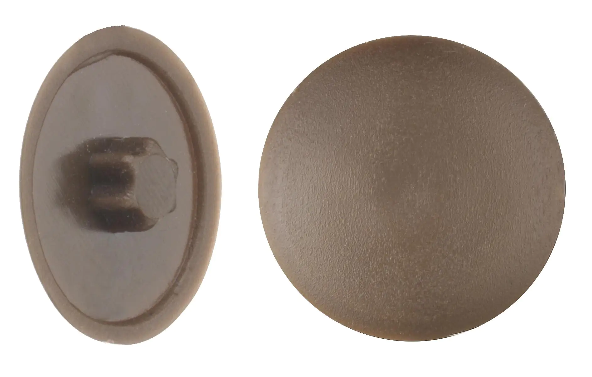 Abdeckkappen Ø 16,5 mm für TX 30 Schrauben dunkelbraun - 50 Stk.