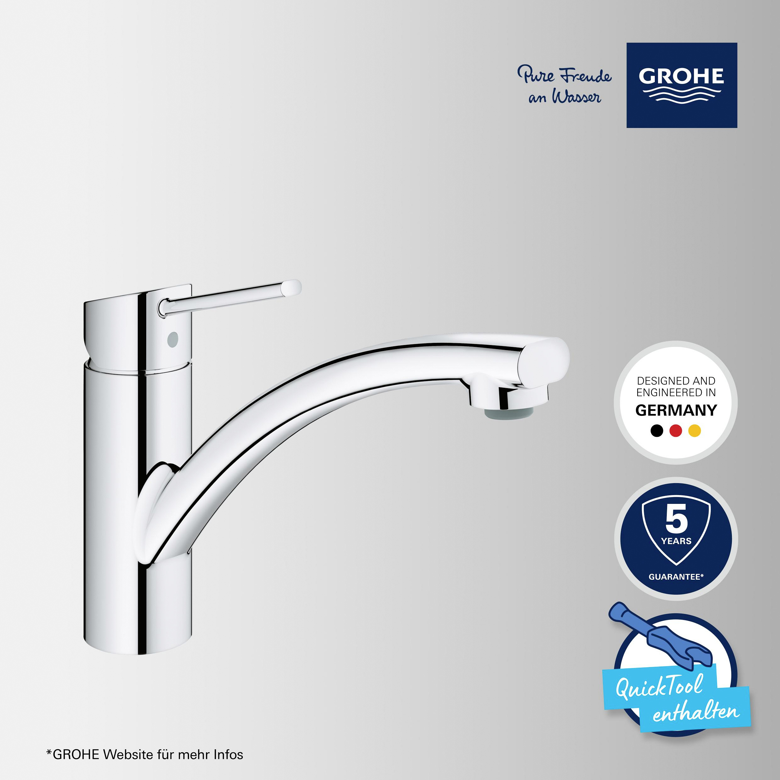 Grohe Spültischarmatur Swift verchromt 