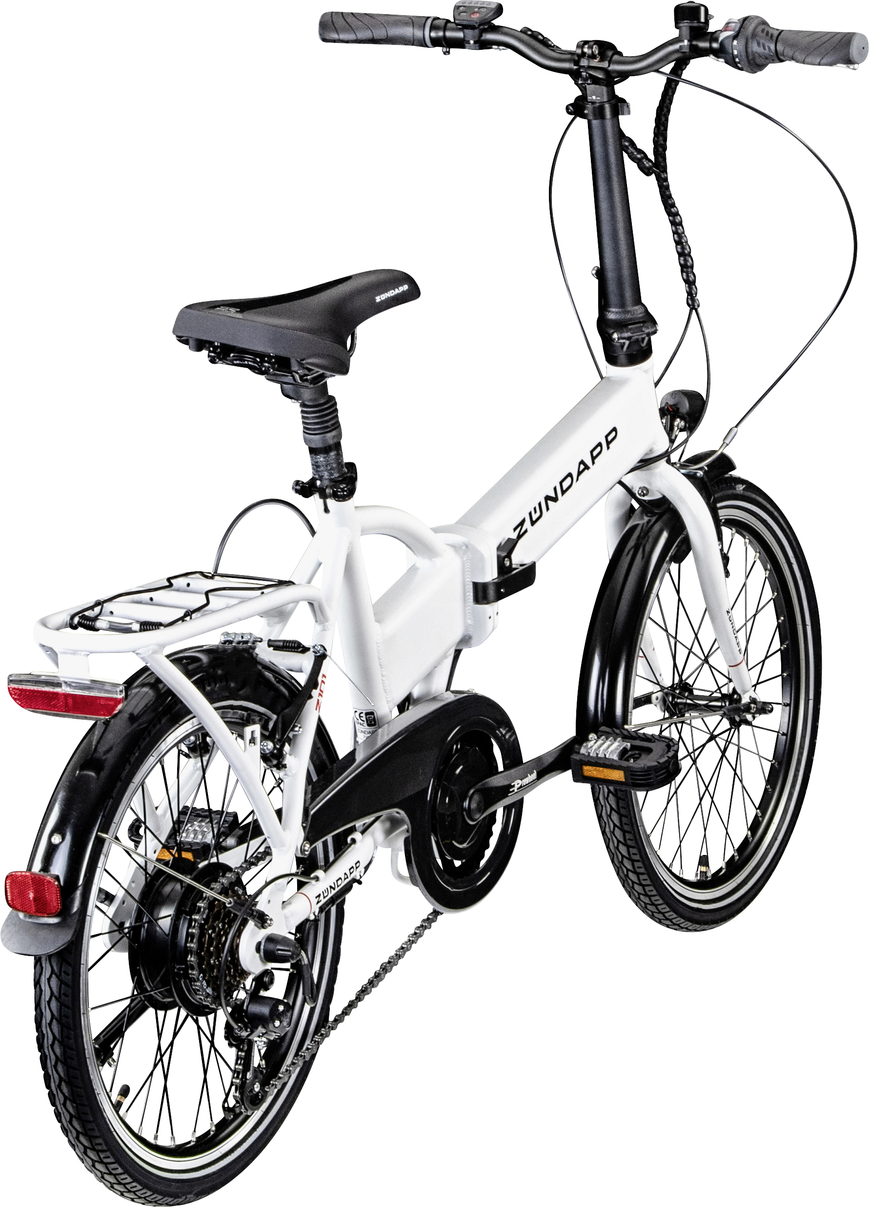 Zündapp Faltrad E Bike 20 Zoll Z101 Test Zündapp E-Bike Faltrad Z101 20 Zoll RH 37cm 6-Gang 270 Wh weiß kaufen
