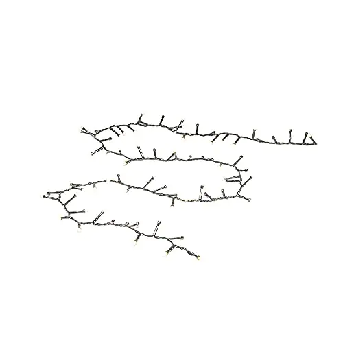 Konstsmide Micro LED Compactlights gefrostet Außen 600 warmweiße Dioden 18,4 m