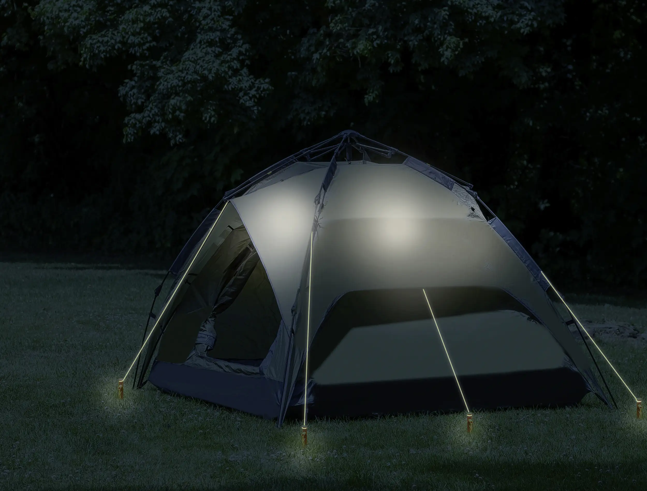 Calima Reflektierende Abspannseile 4x4m