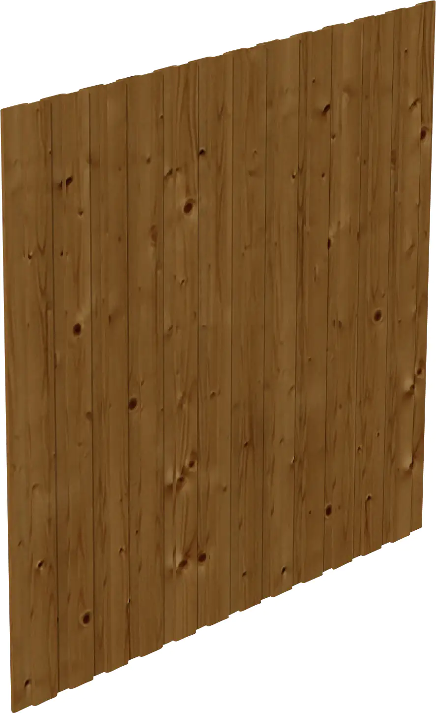 SKAN HOLZ Seitenwand Deckelschalung 230 x 220 cm Fichte
