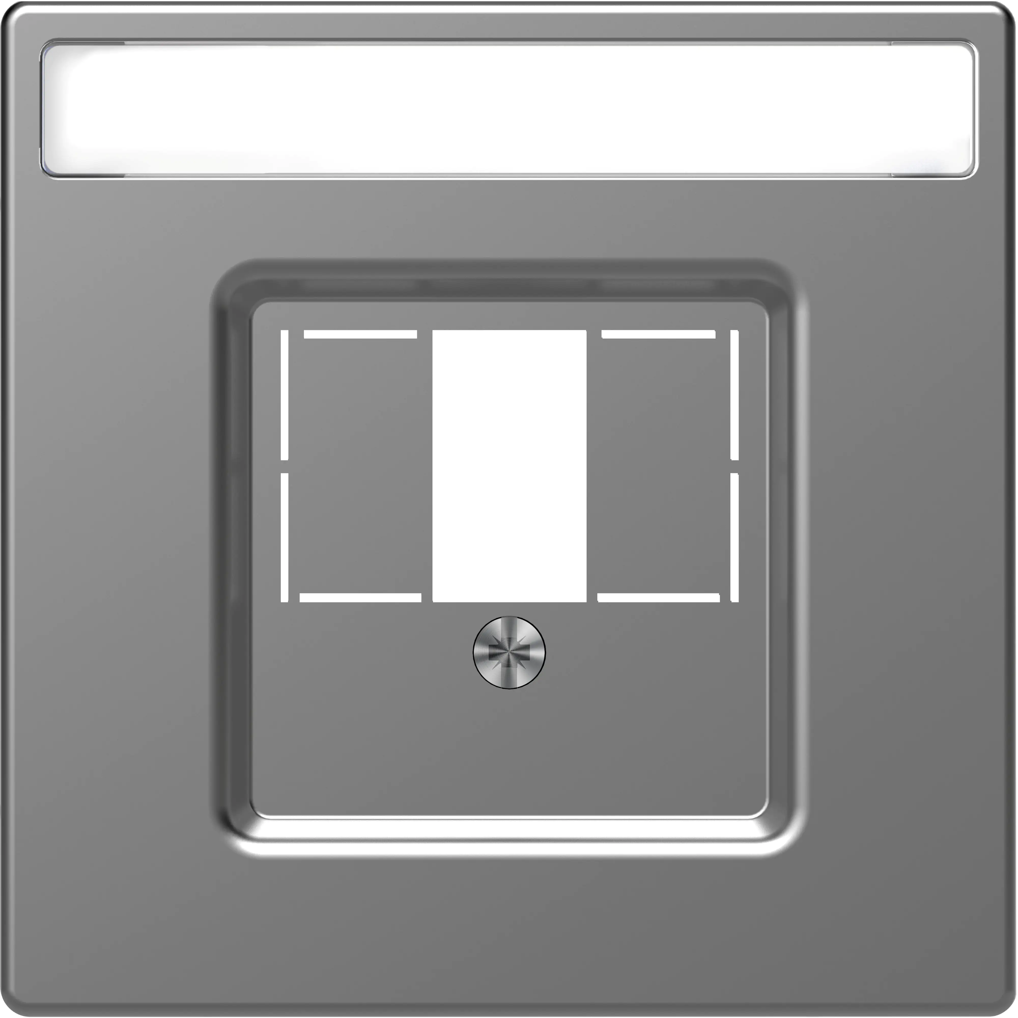 Merten TAE Abdeckung Serie Design, edelstahl, MEG4250-6036 Merten TAE Abdeckung Serie Design, edelstahl, MEG4250-6036