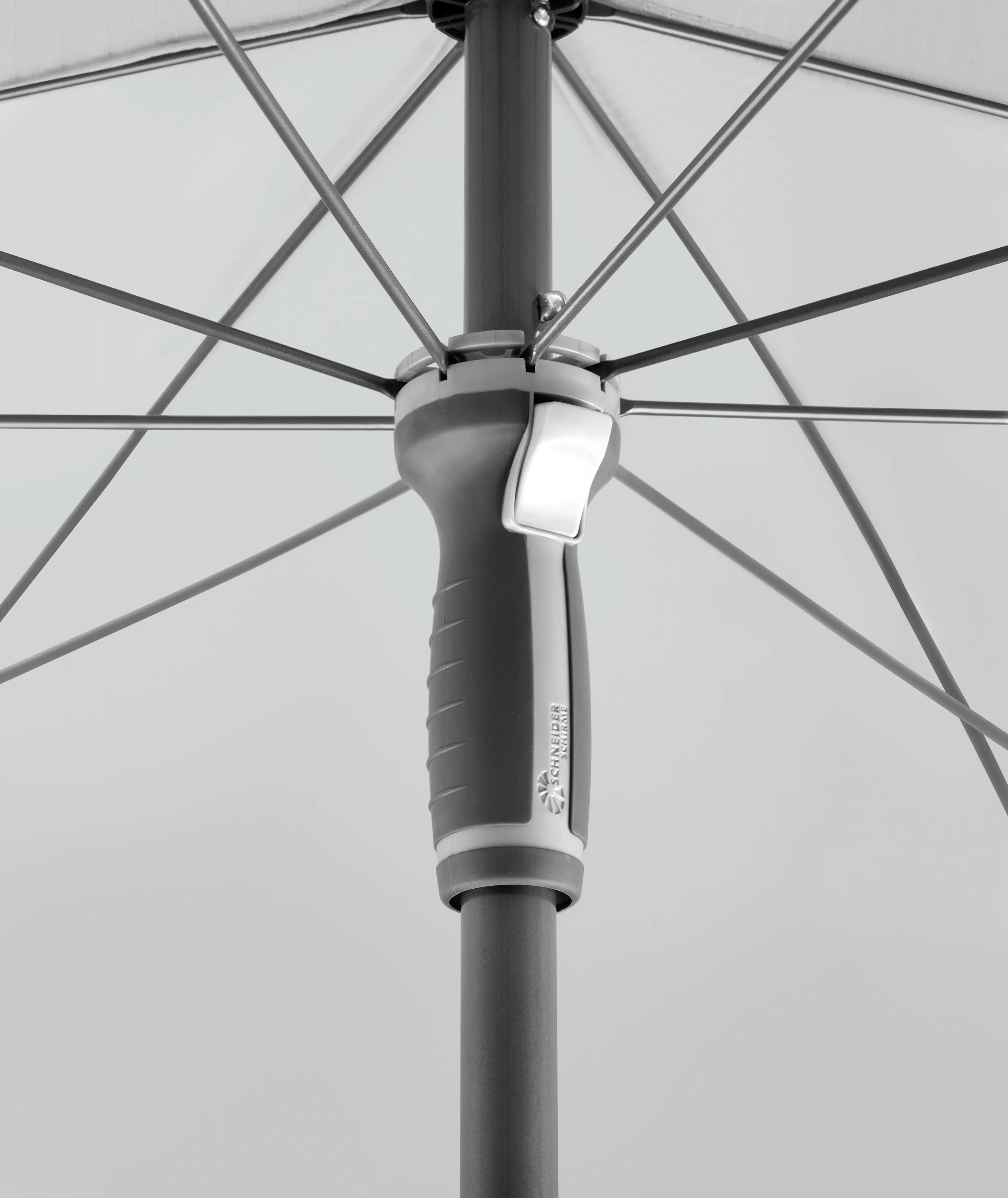 Schneider Sonnenschirm Aquila silbergrau Ø 200 cm Schneider Sonnenschirm Aquila silbergrau Ø 200 cm