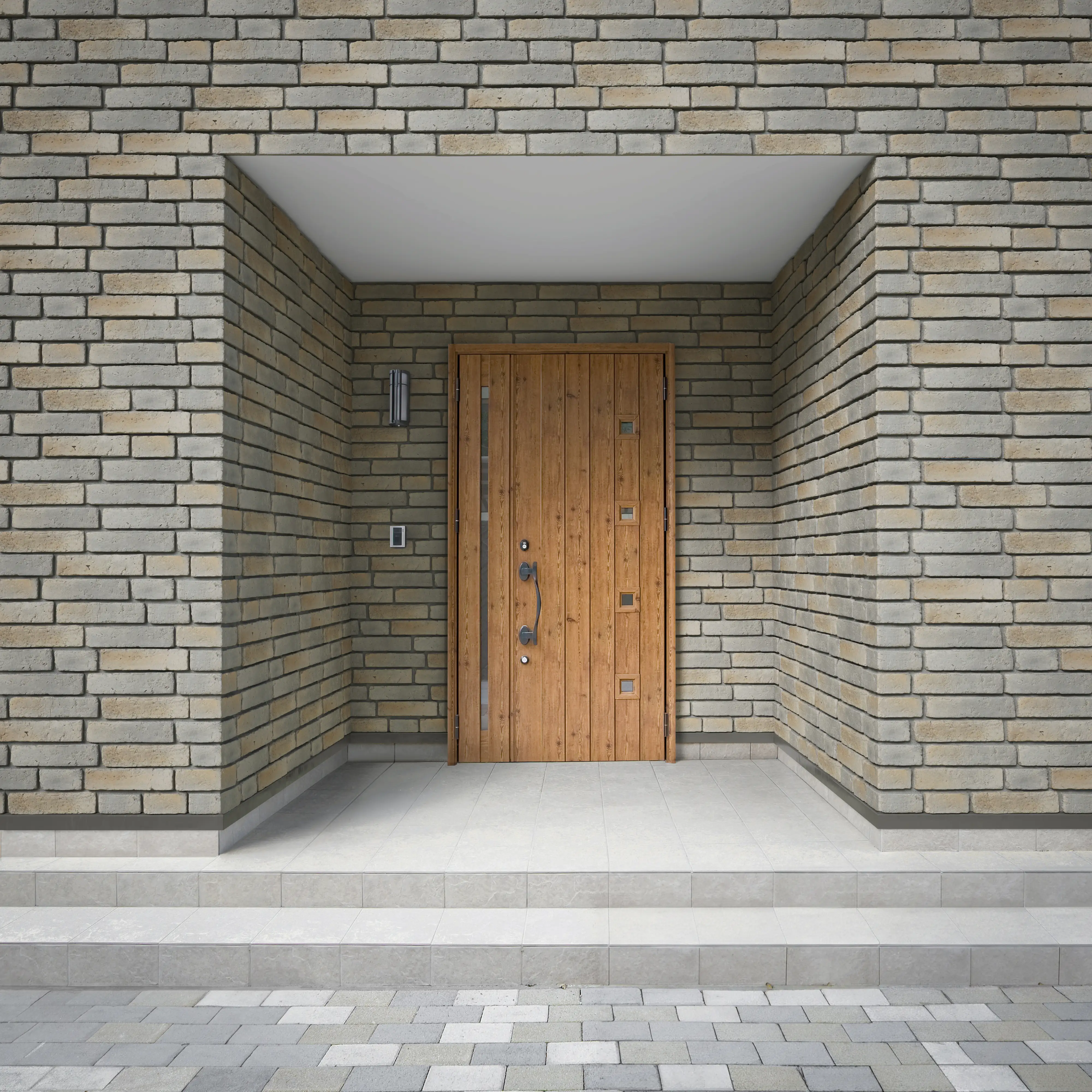 Verblender Ecke Stegu Monsanto 2 beige/grau mit Fuge Verblender Ecke Stegu Monsanto 2 beige/grau mit Fuge