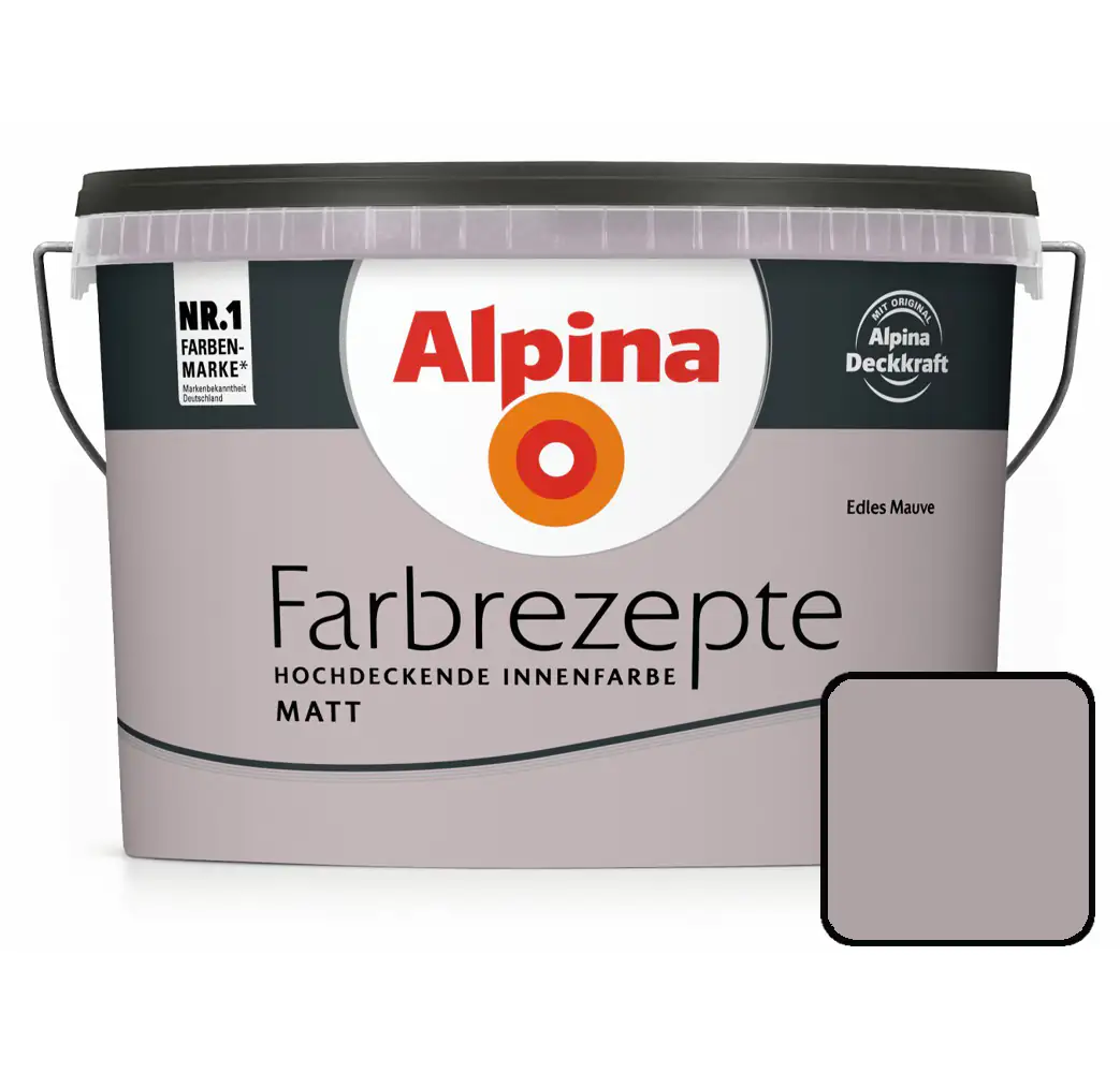 Alpina Farbrezepte Edles Mauve matt 2,5 L Alpina Farbrezepte Edles Mauve matt 2,5 L