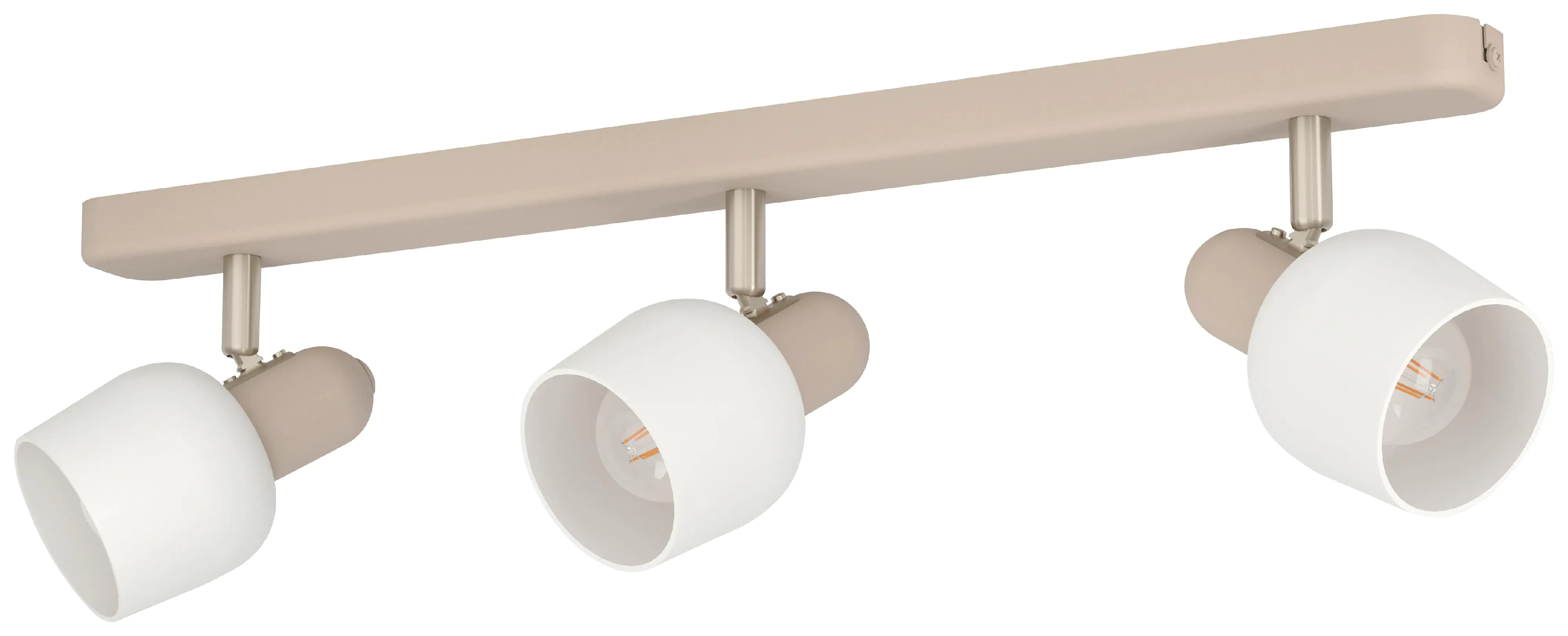 Eglo 3er Spot Corato sand weiß 52 x 12,5 cm