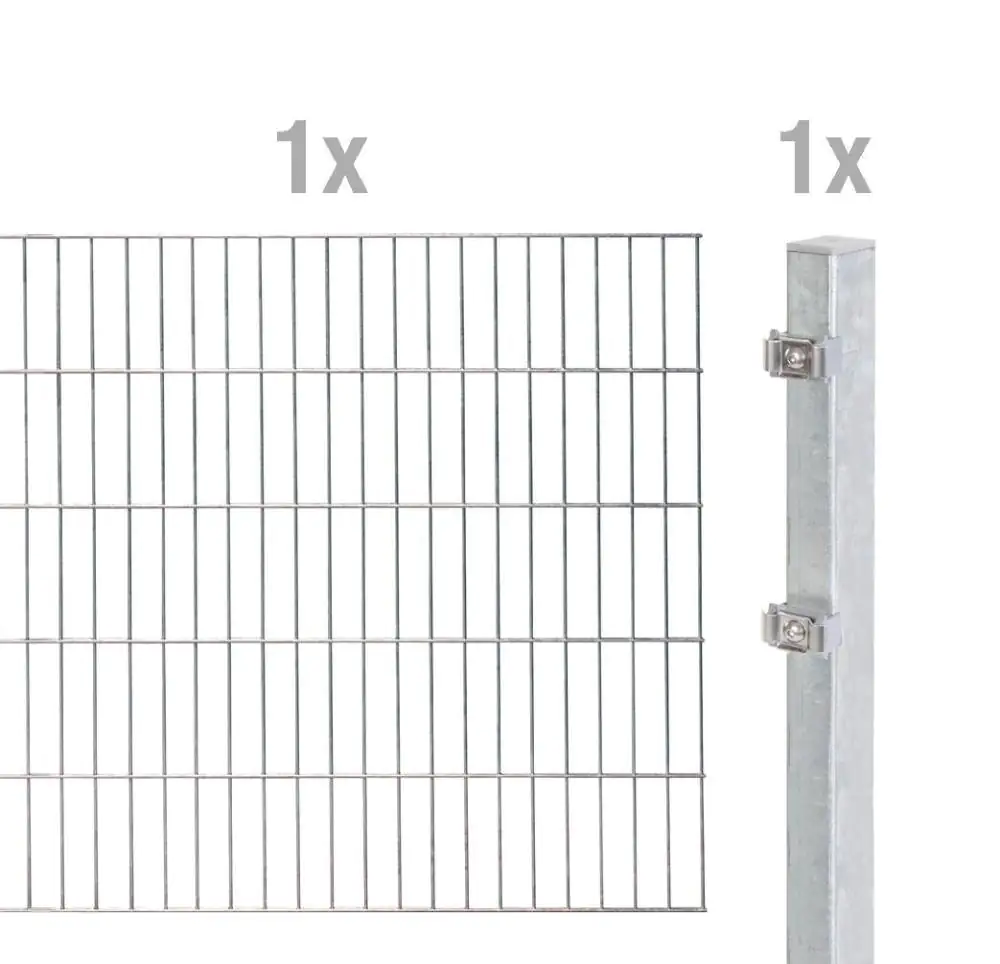 Alberts Anbauset Doppelstabmatten 2 m 80 cm 6/5/6 feuerverzinkt Alberts Anbauset Doppelstabmatten 2 m 80 cm 6/5/6 feuerverzinkt