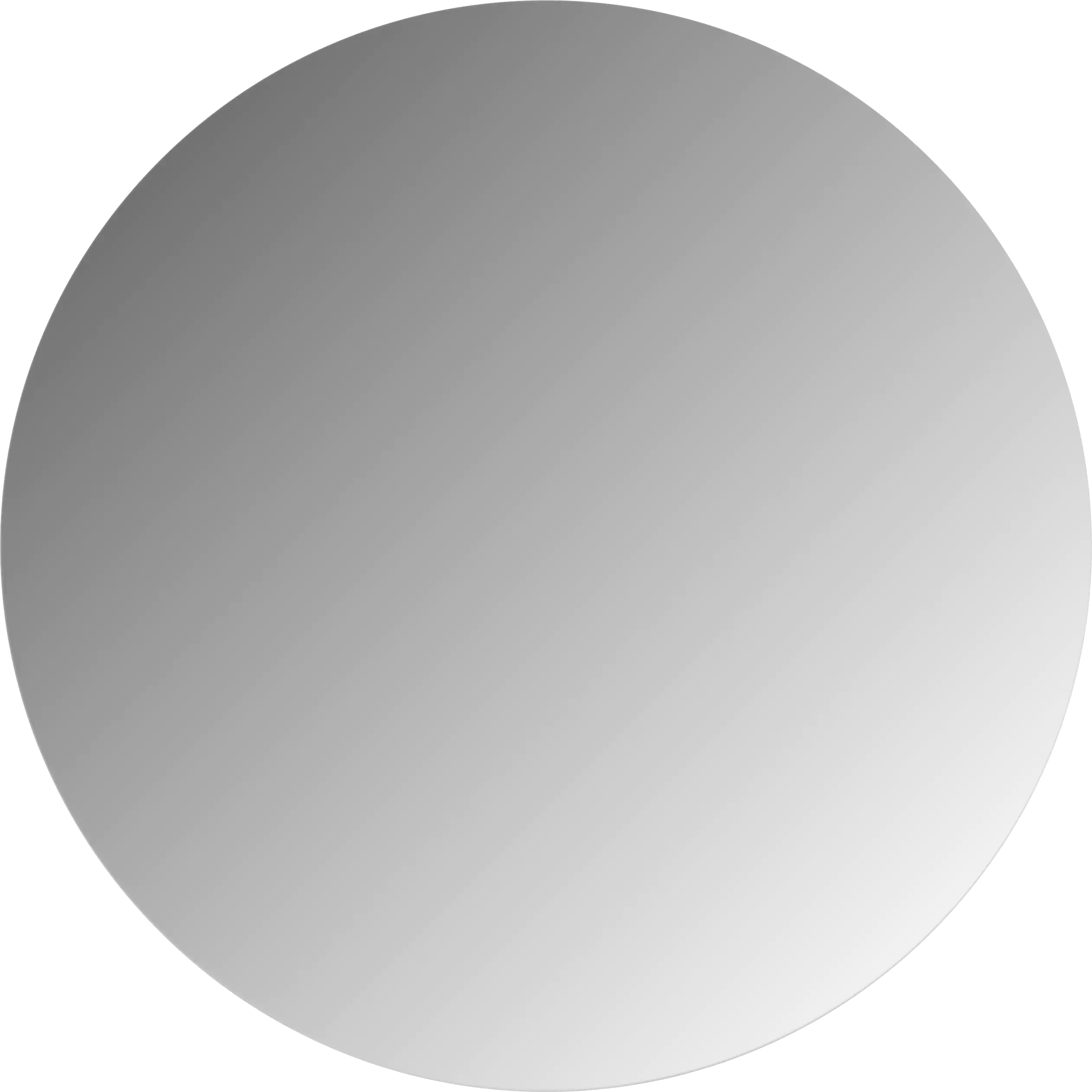 Sanitärspiegel Ø 40 cm