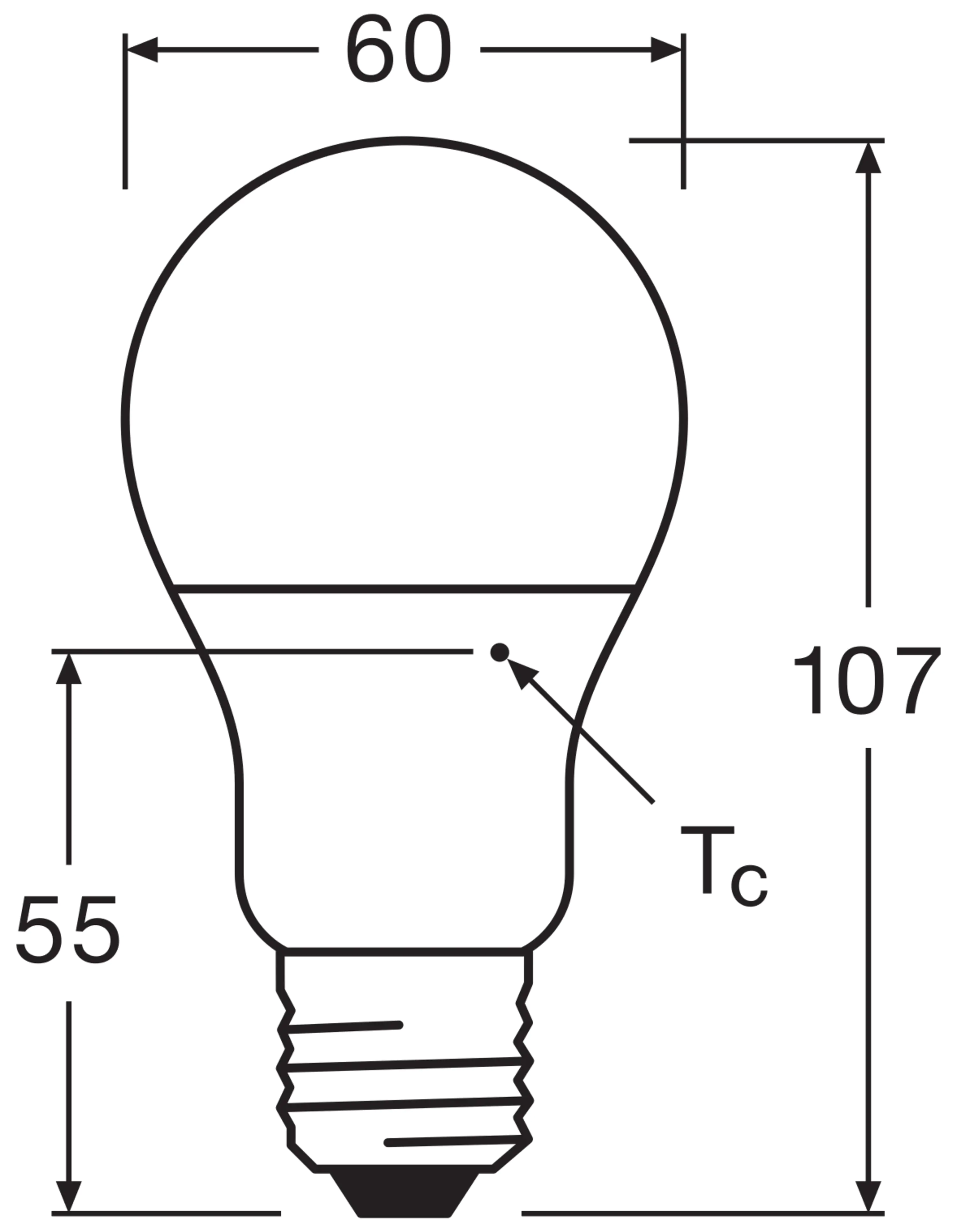 Bellalux LED Leuchtmittel Klassik A60 E27 8 W warmweiß weiß matt 3er Pack Bellalux LED Leuchtmittel Klassik A60 E27 8 W warmweiß weiß matt 3er Pack