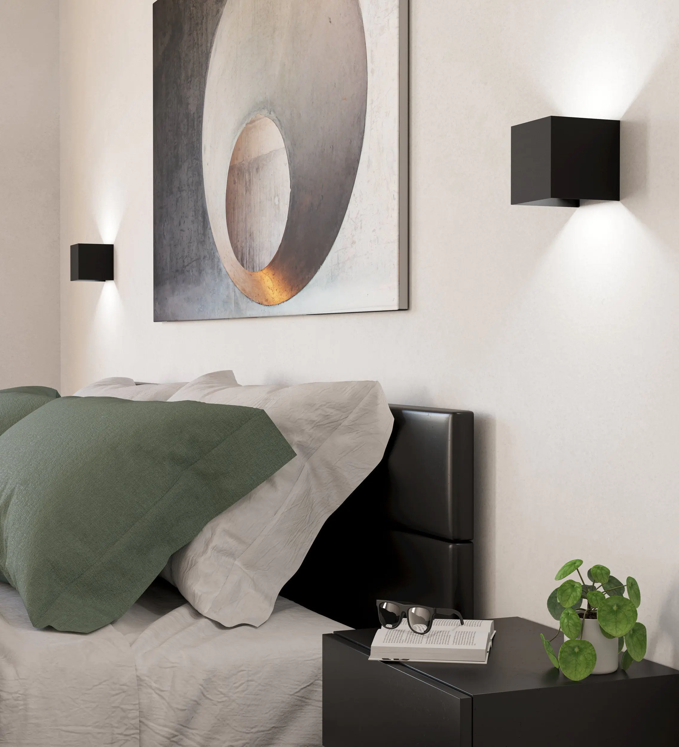 Eglo LED Wandleuchte Va lmonte 3W, 400 lm, 3000K, schwarz