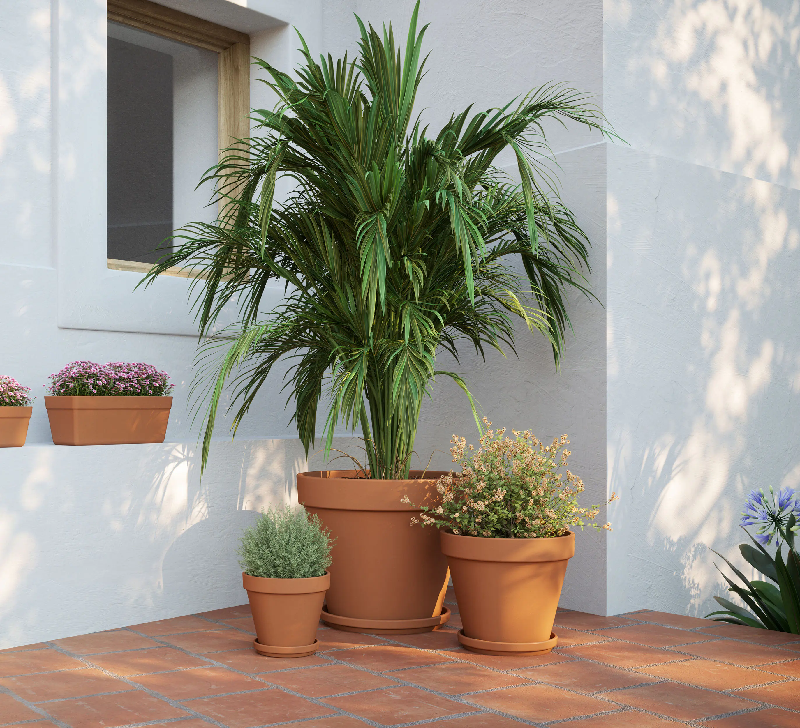 Artevasi Pflanztopf Amália Terrakotta Ø 70,9 x 59,6 cm natur