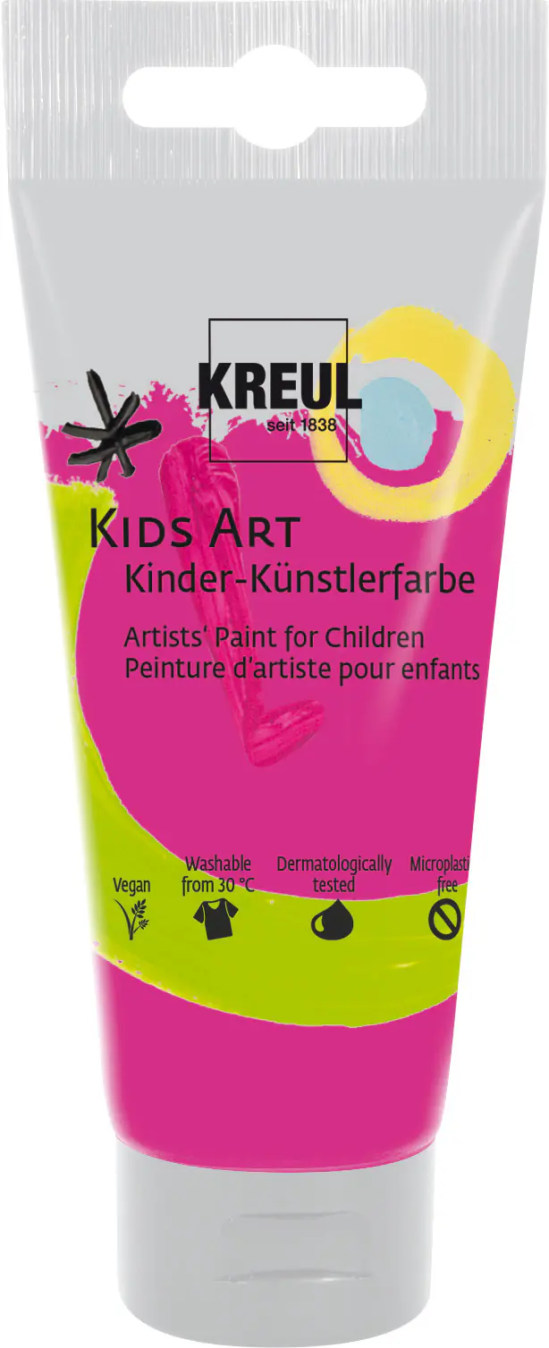 Kreul Kids Art Kinder-Künstlerfarbe magenta Tube 75 ml