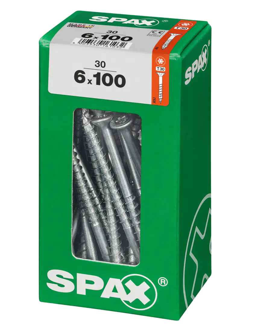 Spax Universalschrauben 6.0 x 100 mm TX 30 - 30 Stk.