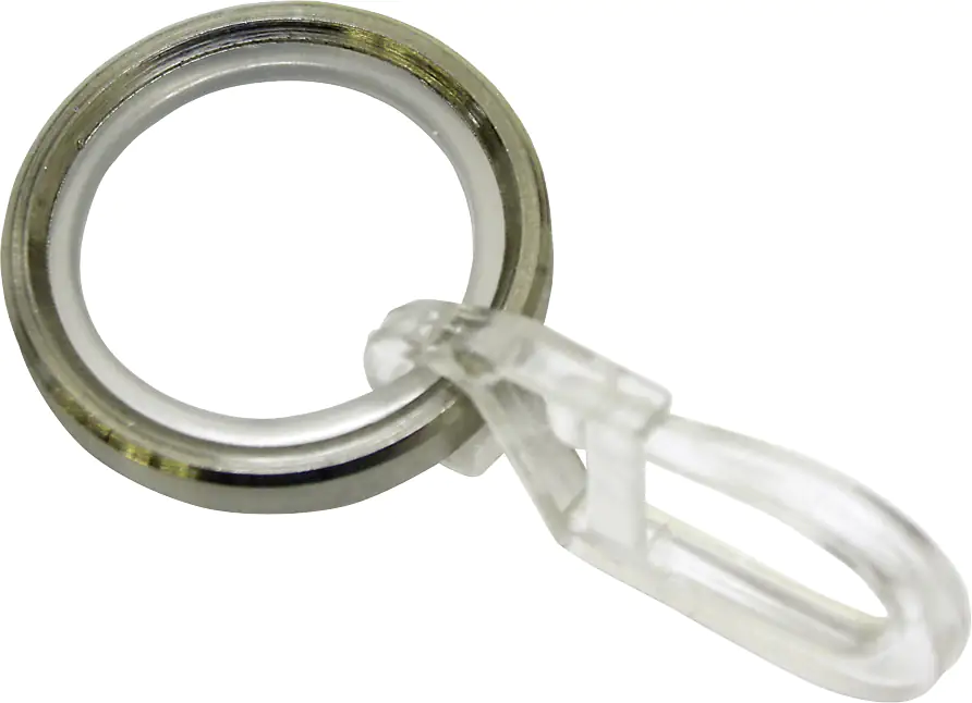 Gardinia Ringe zu Stilprogramm New York, Ø 12 mm, edelstahl, 8-er Pack