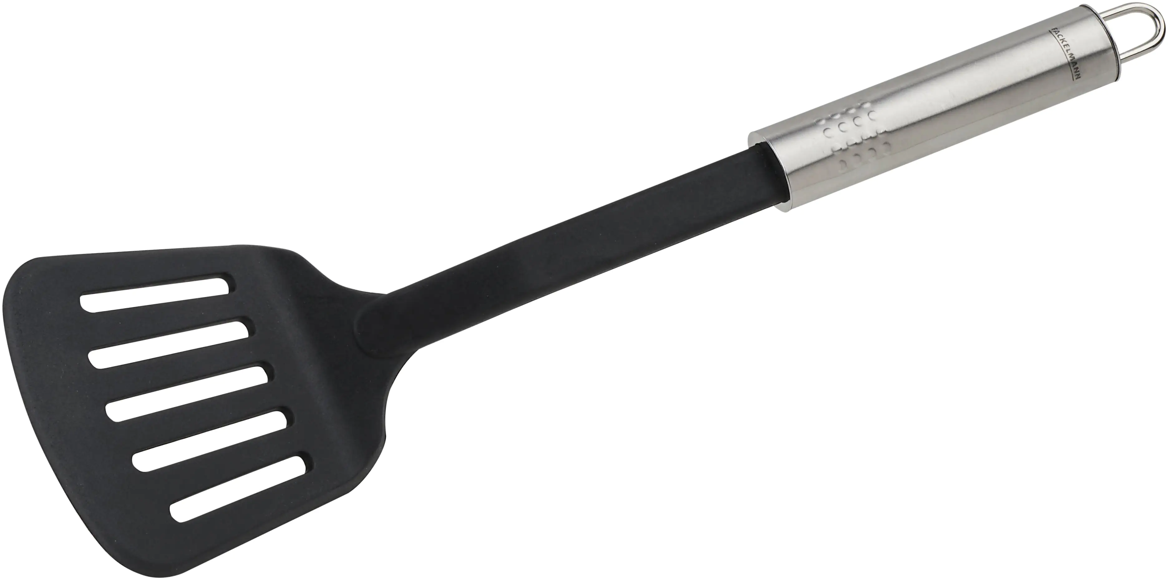 Fackelmann Pfannenwender mit Schlitzen Ovalgriff 32 cm