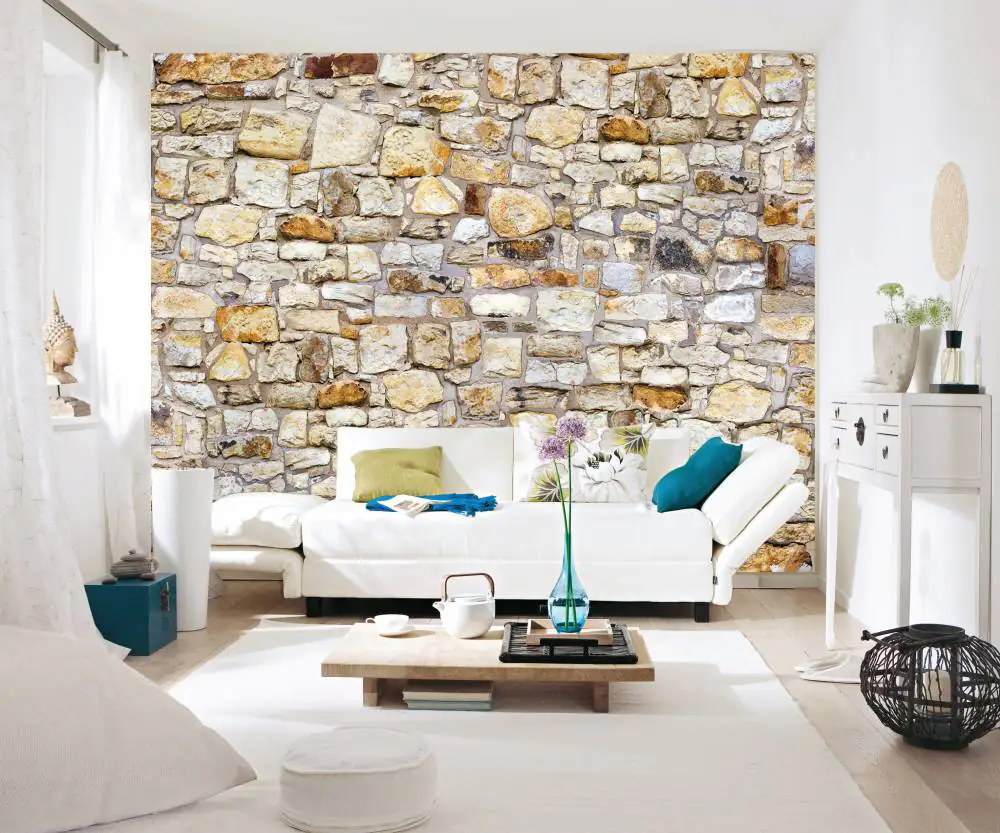 papermoon Vlies- Fototapete Digitaldruck 350 x 260 cm The Wall