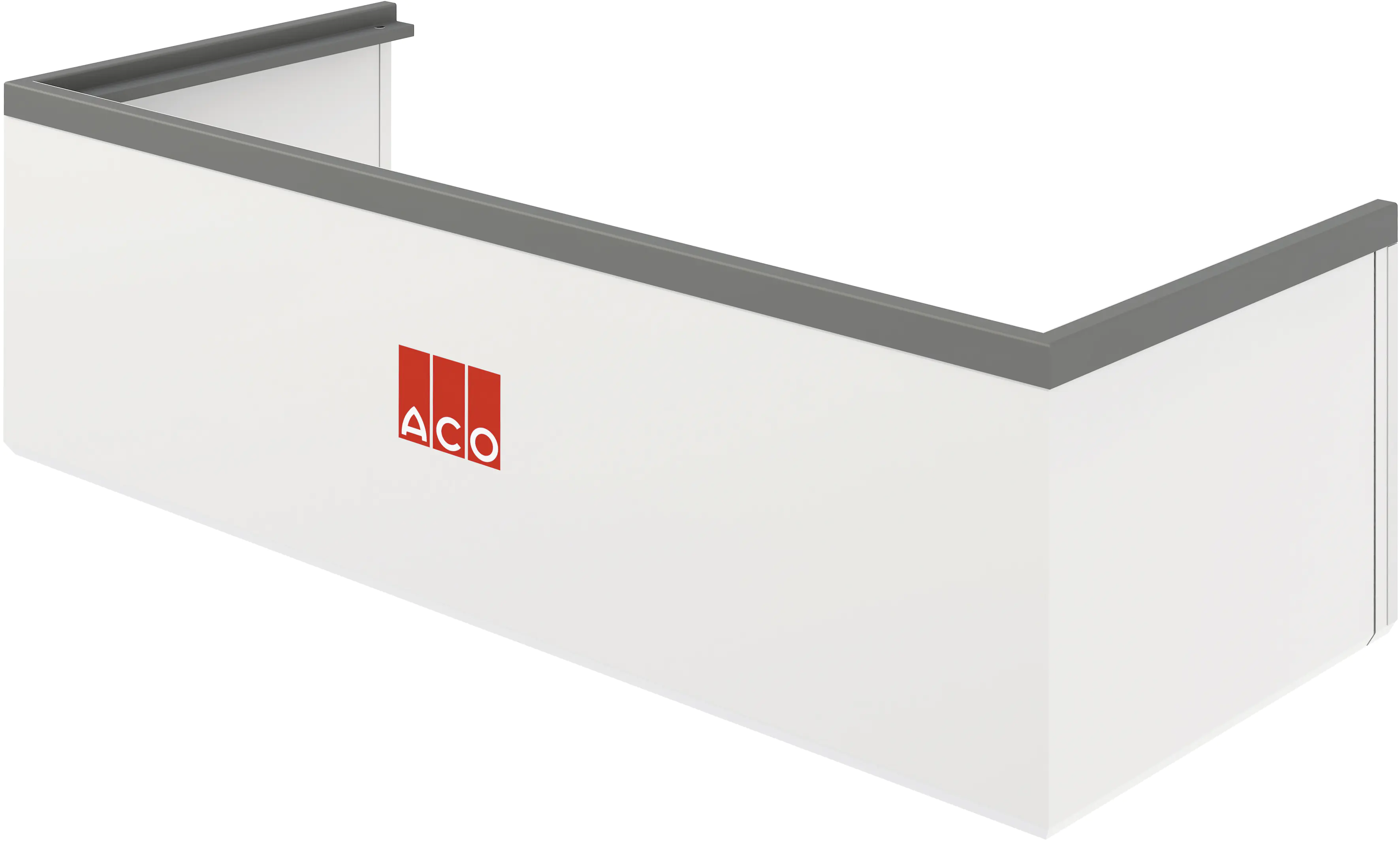 ACO Aufstockelement weiß, 100 x 40 cm ACO Aufstockelement weiß, 100 x 40 cm