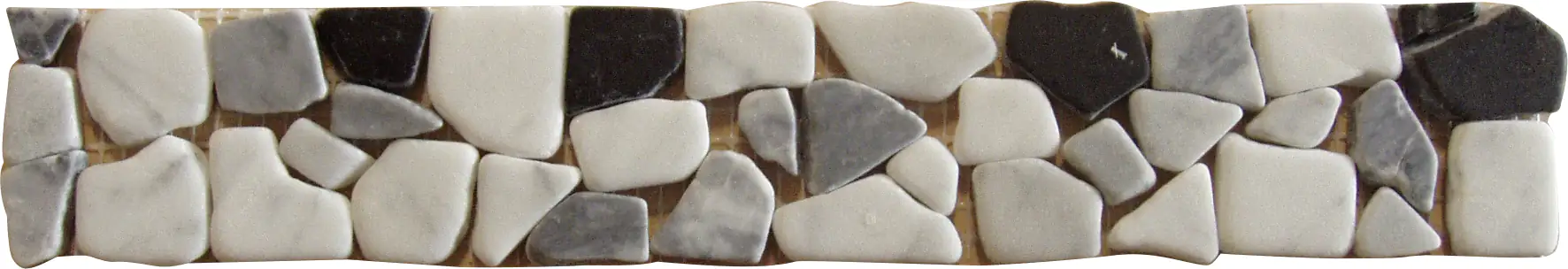 Fliesenbordüre Marmor Torino 5 x 30 cm grau